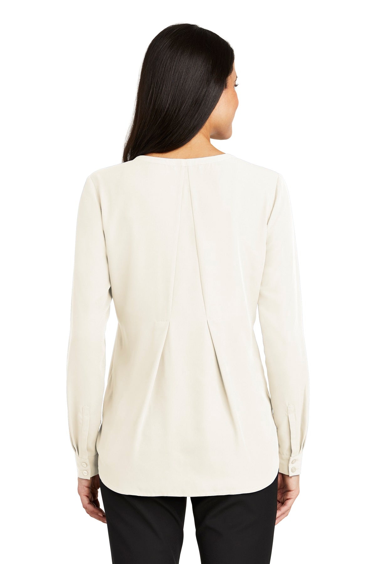 Port Authority® Women's Long Sleeve Button-Front Blouse