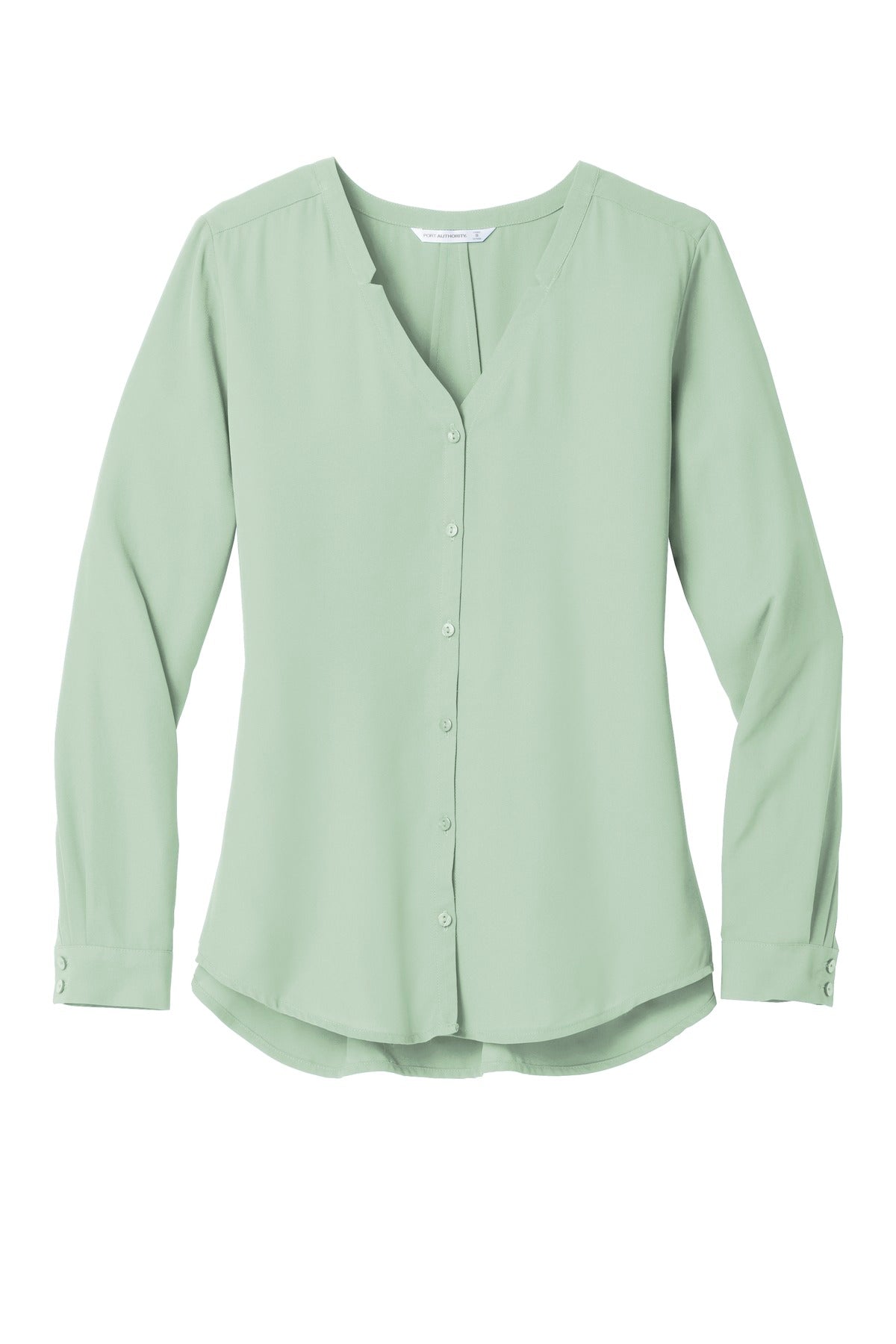 Port Authority® Women's Long Sleeve Button-Front Blouse