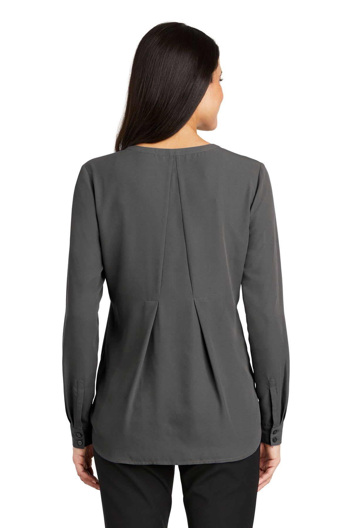 Port Authority® Women's Long Sleeve Button-Front Blouse