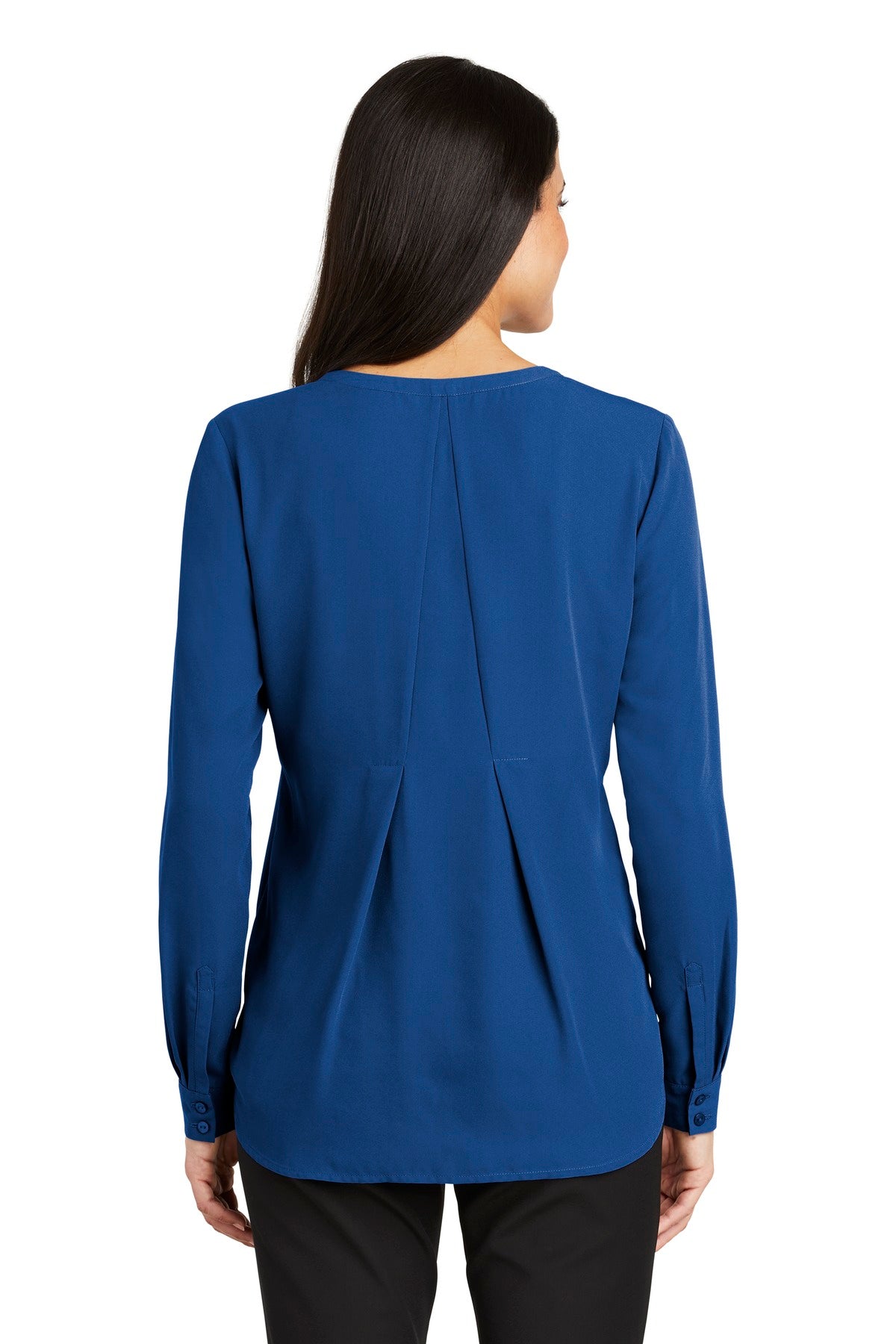 Port Authority® Women's Long Sleeve Button-Front Blouse