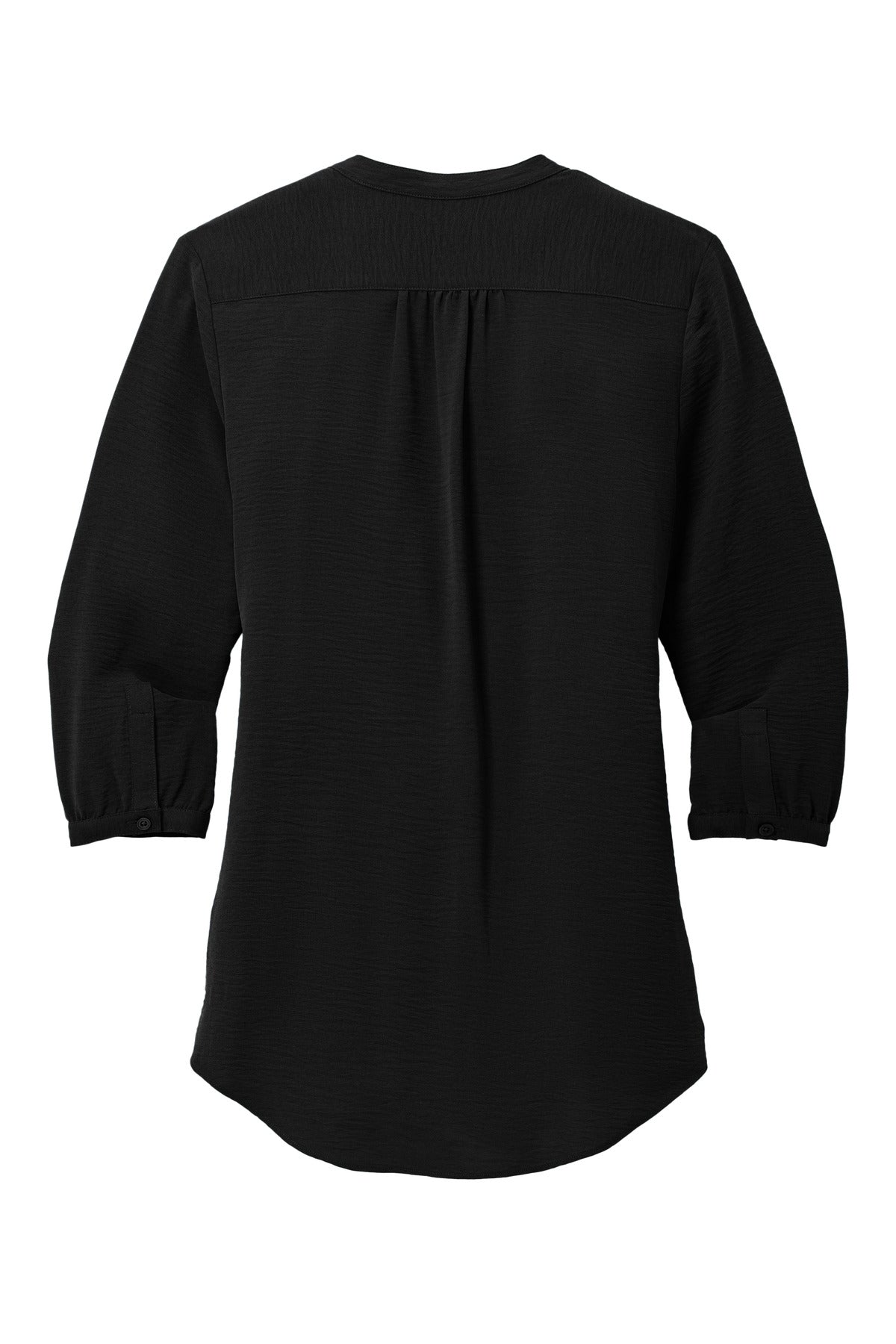 Port Authority® Women's 3/4-Sleeve Textured Crepe Tunic