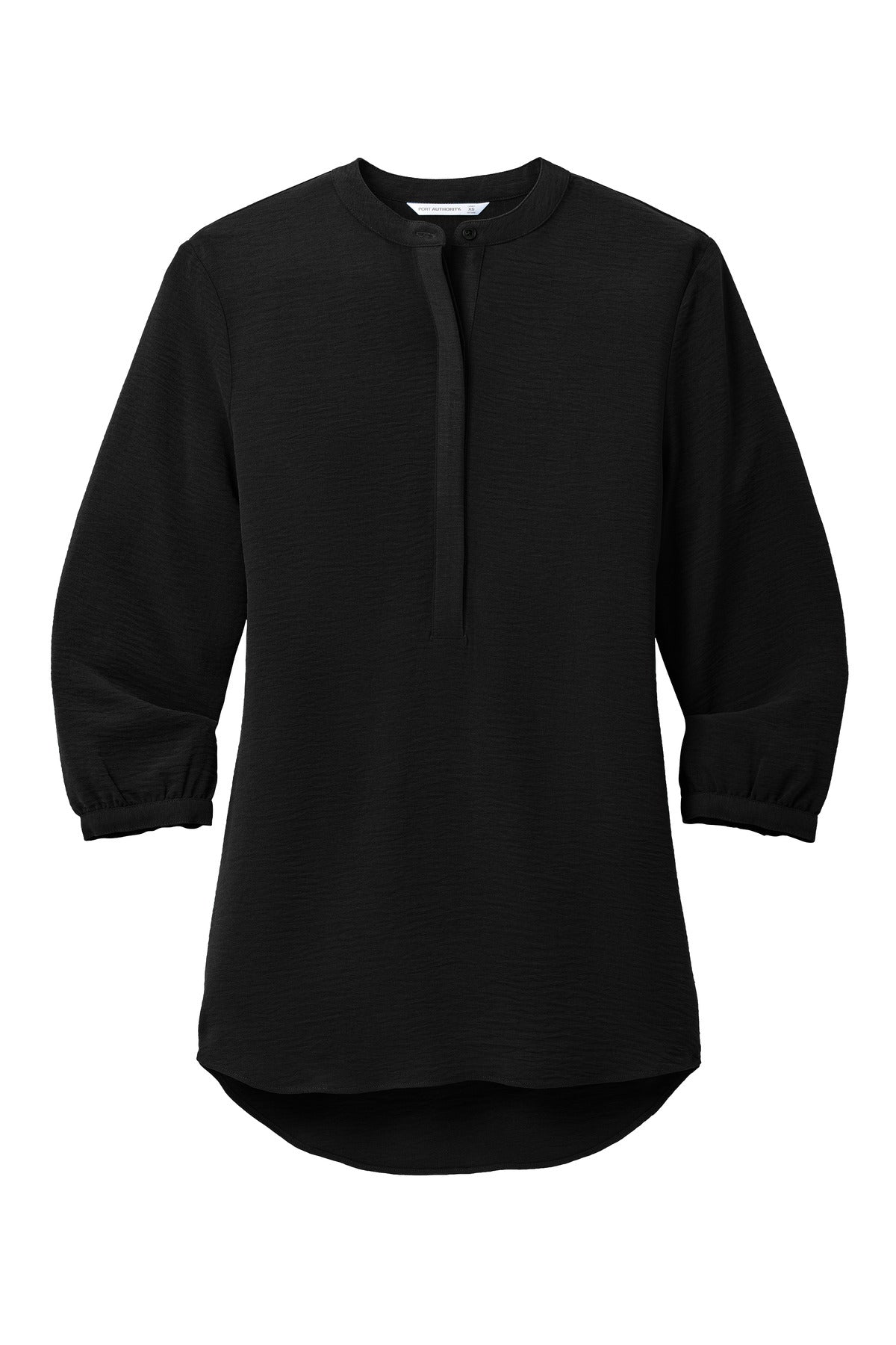 Port Authority® Women's 3/4-Sleeve Textured Crepe Tunic