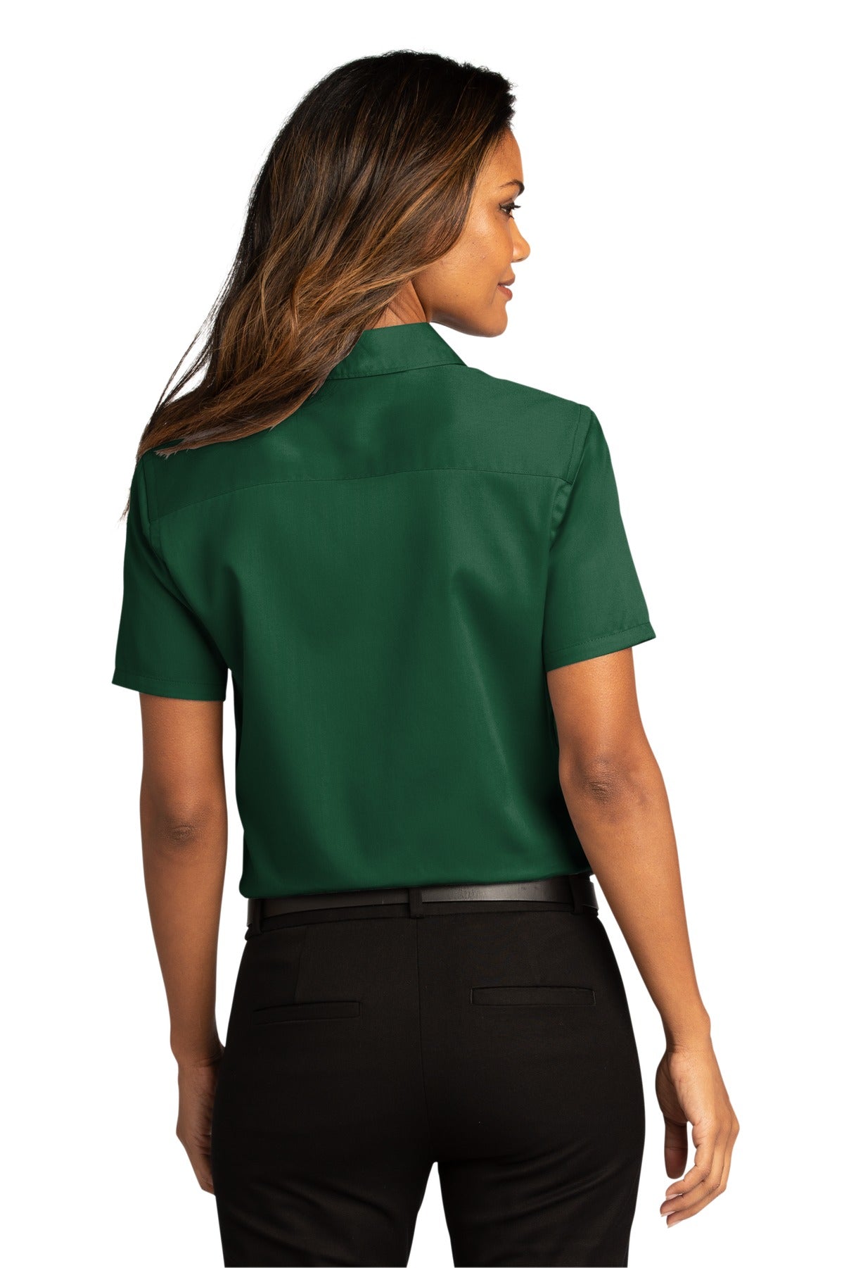 Port Authority® Women's Short Sleeve SuperPro ReactTwill Shirt (CORE COLORS)