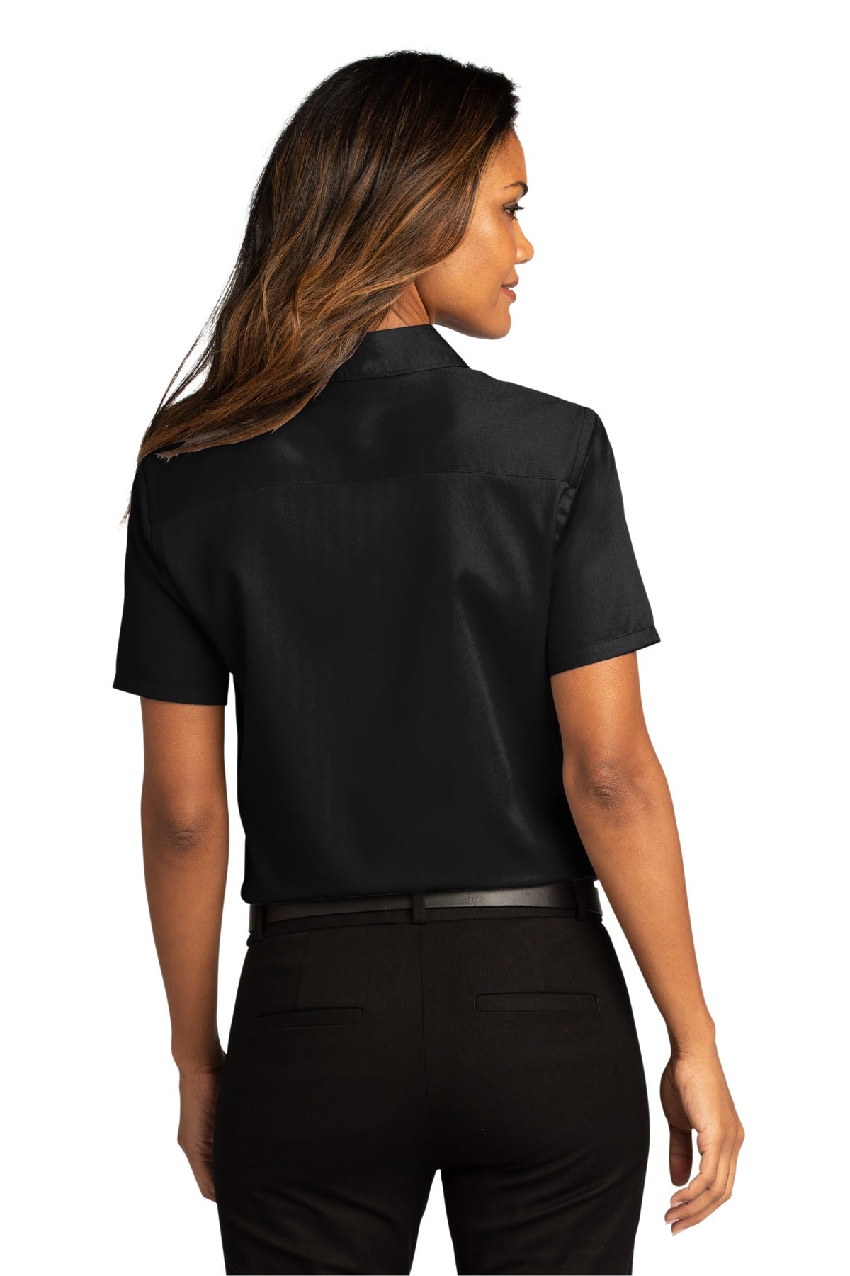 Port Authority® Women's Short Sleeve SuperPro ReactTwill Shirt (CORE COLORS)
