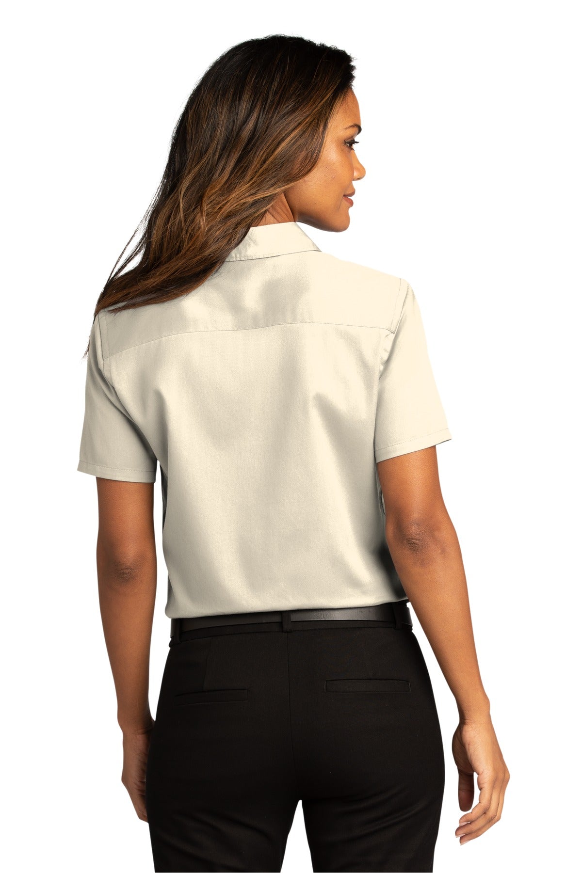 Port Authority® Women's Short Sleeve SuperPro ReactTwill Shirt (CORE COLORS)