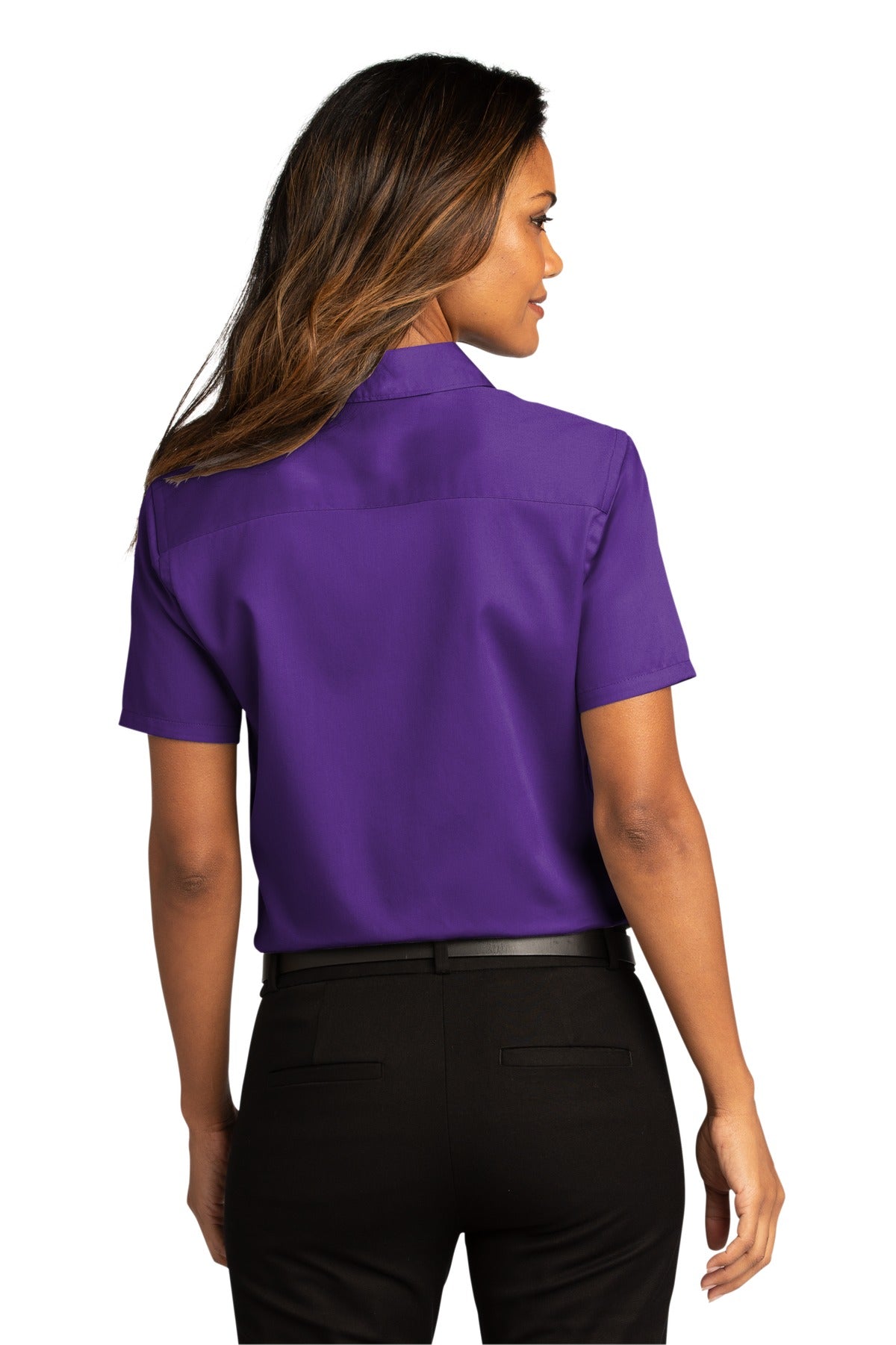 Port Authority® Women's Short Sleeve SuperPro ReactTwill Shirt (CORE COLORS)