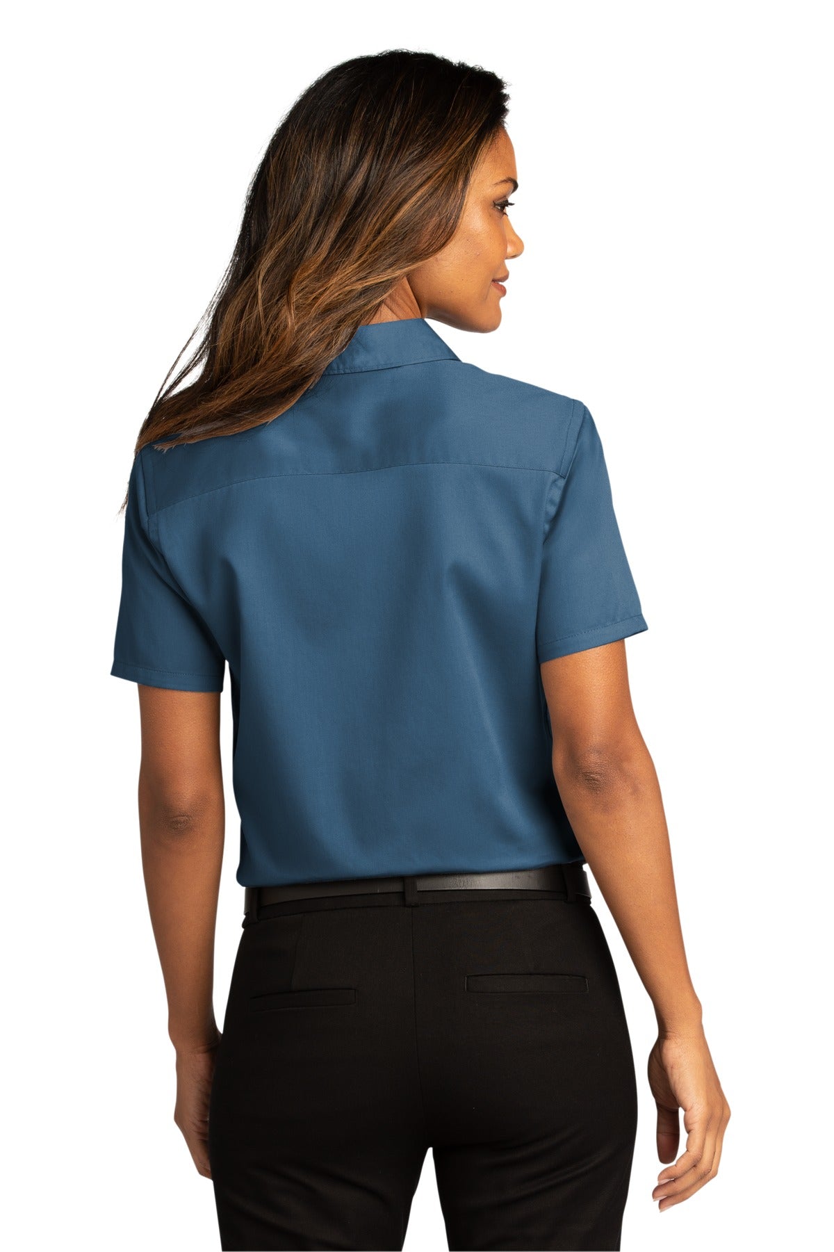 Port Authority® Women's Short Sleeve SuperPro ReactTwill Shirt (CORE COLORS)