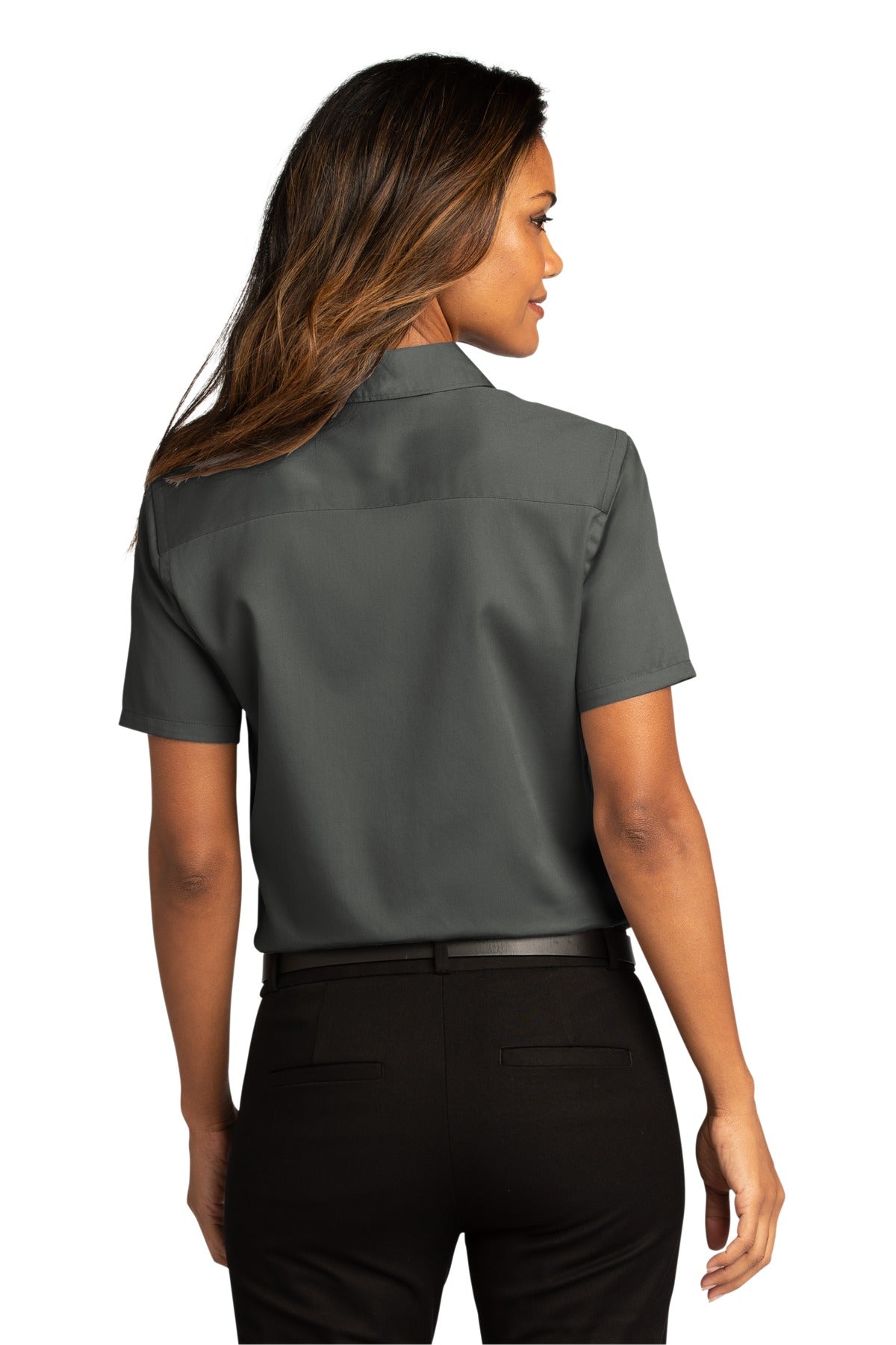 Port Authority® Women's Short Sleeve SuperPro ReactTwill Shirt (CORE COLORS)