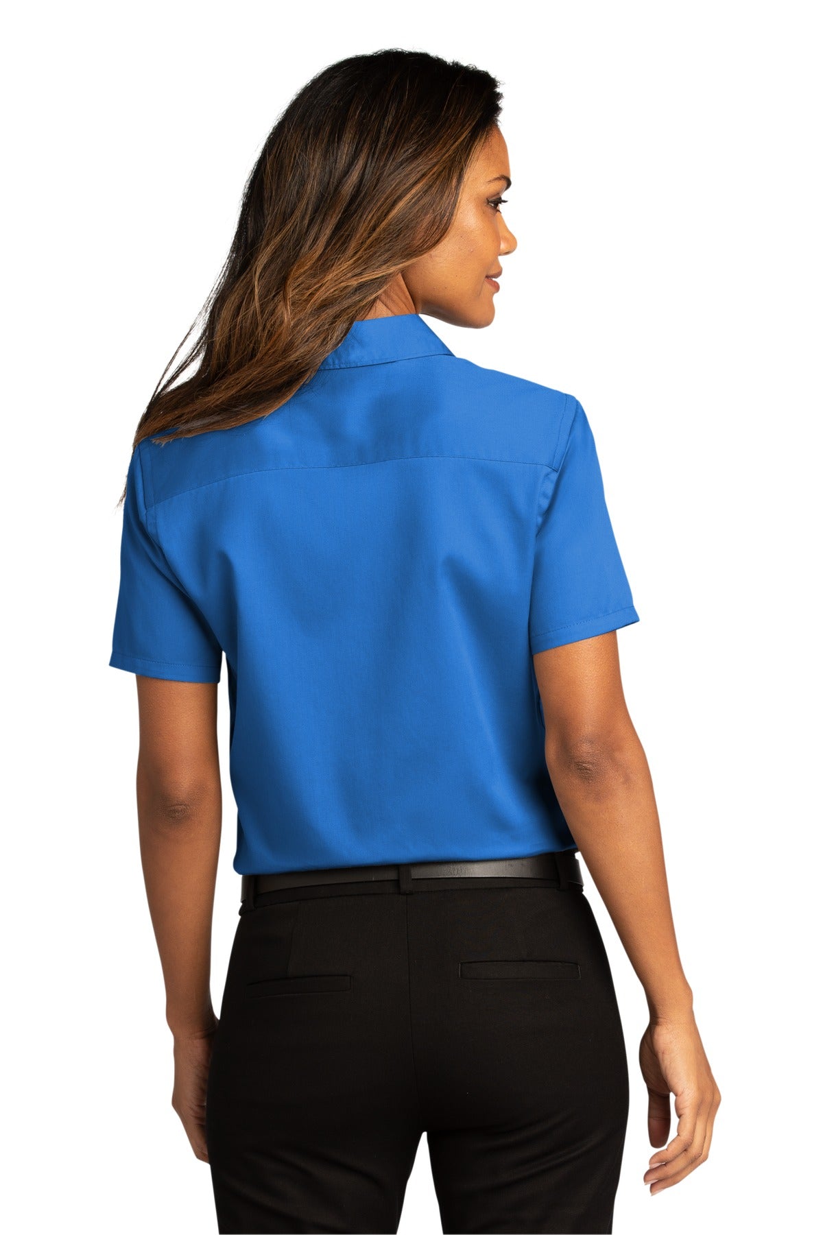 Port Authority® Women's Short Sleeve SuperPro ReactTwill Shirt (CORE COLORS)
