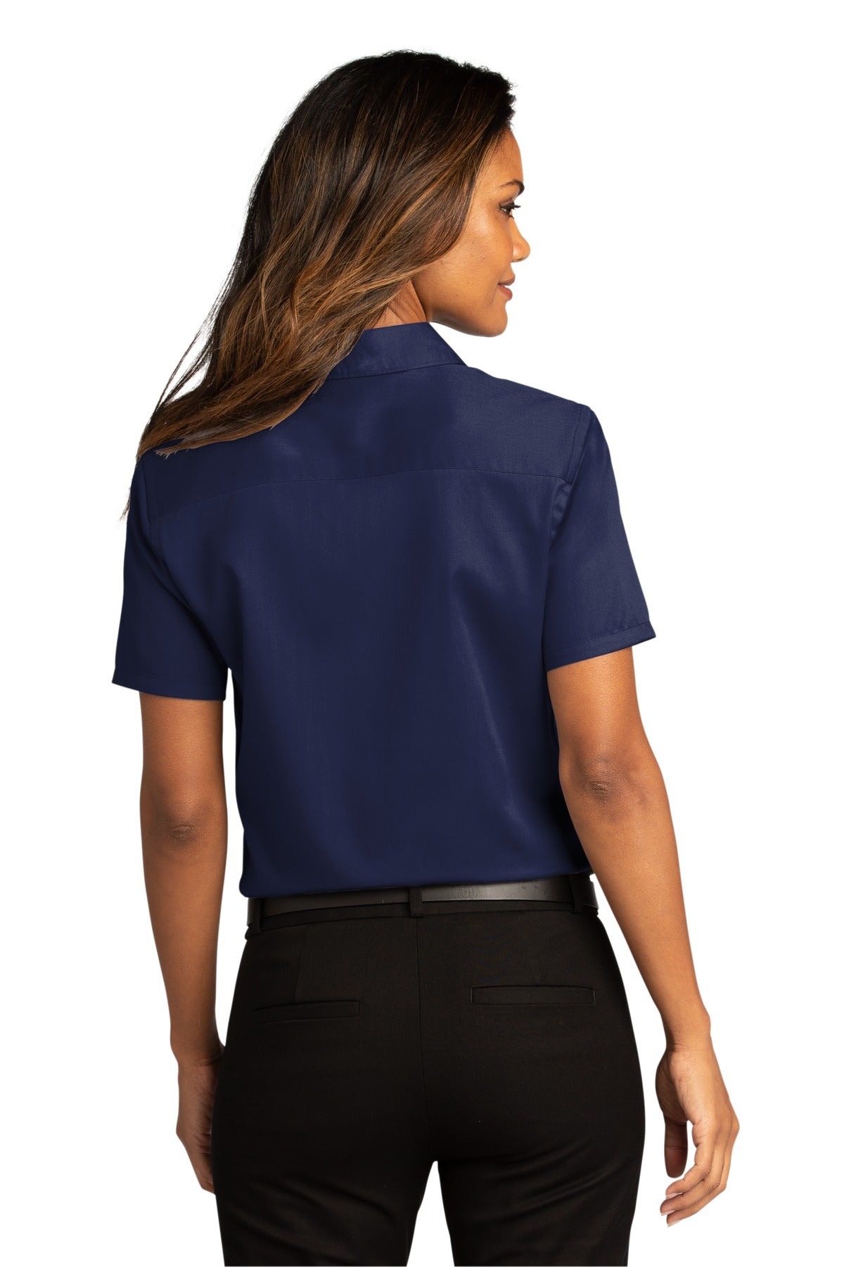 Port Authority® Women's Short Sleeve SuperPro ReactTwill Shirt (CORE COLORS)