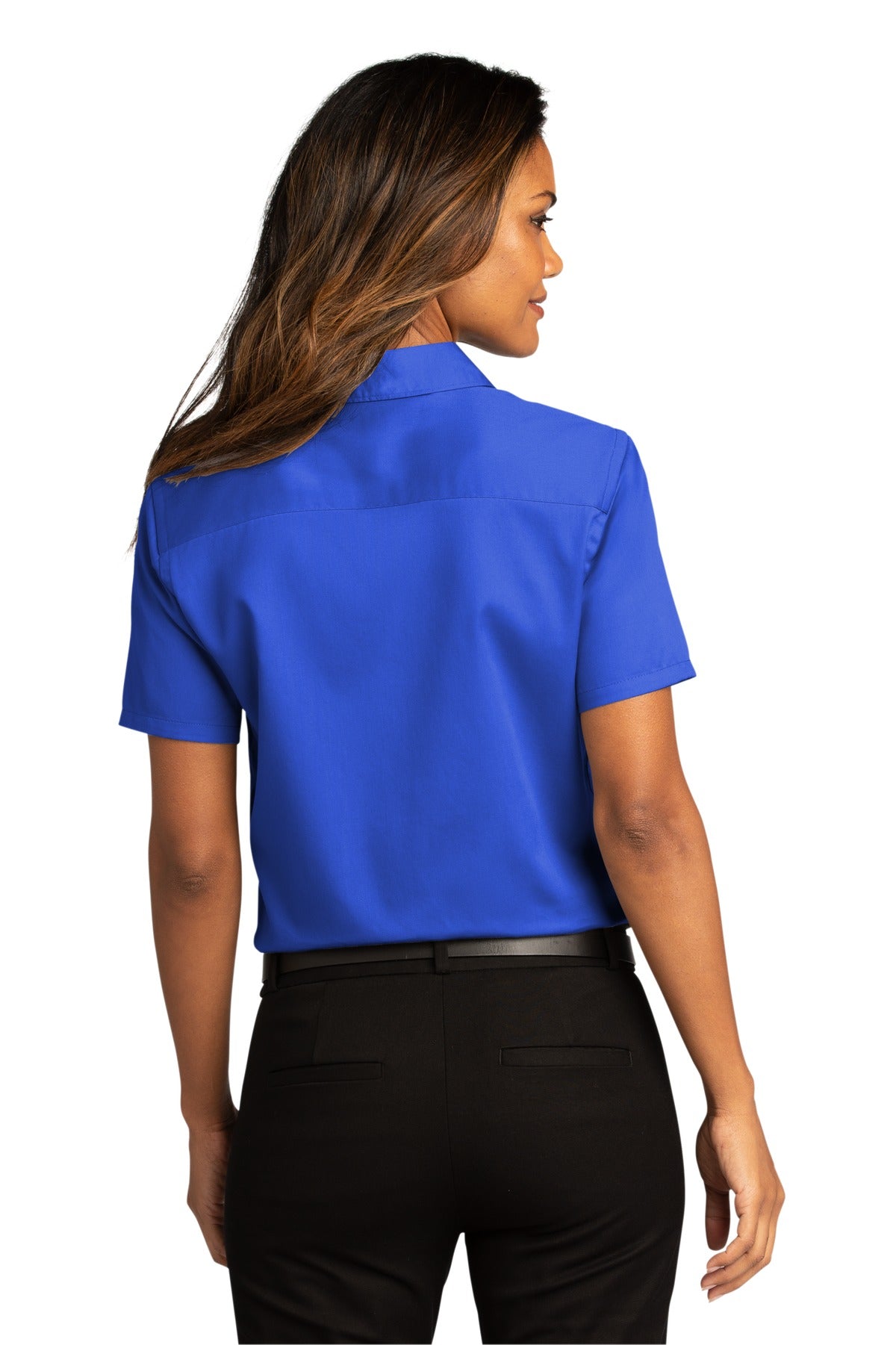 Port Authority® Women's Short Sleeve SuperPro ReactTwill Shirt (CORE COLORS)