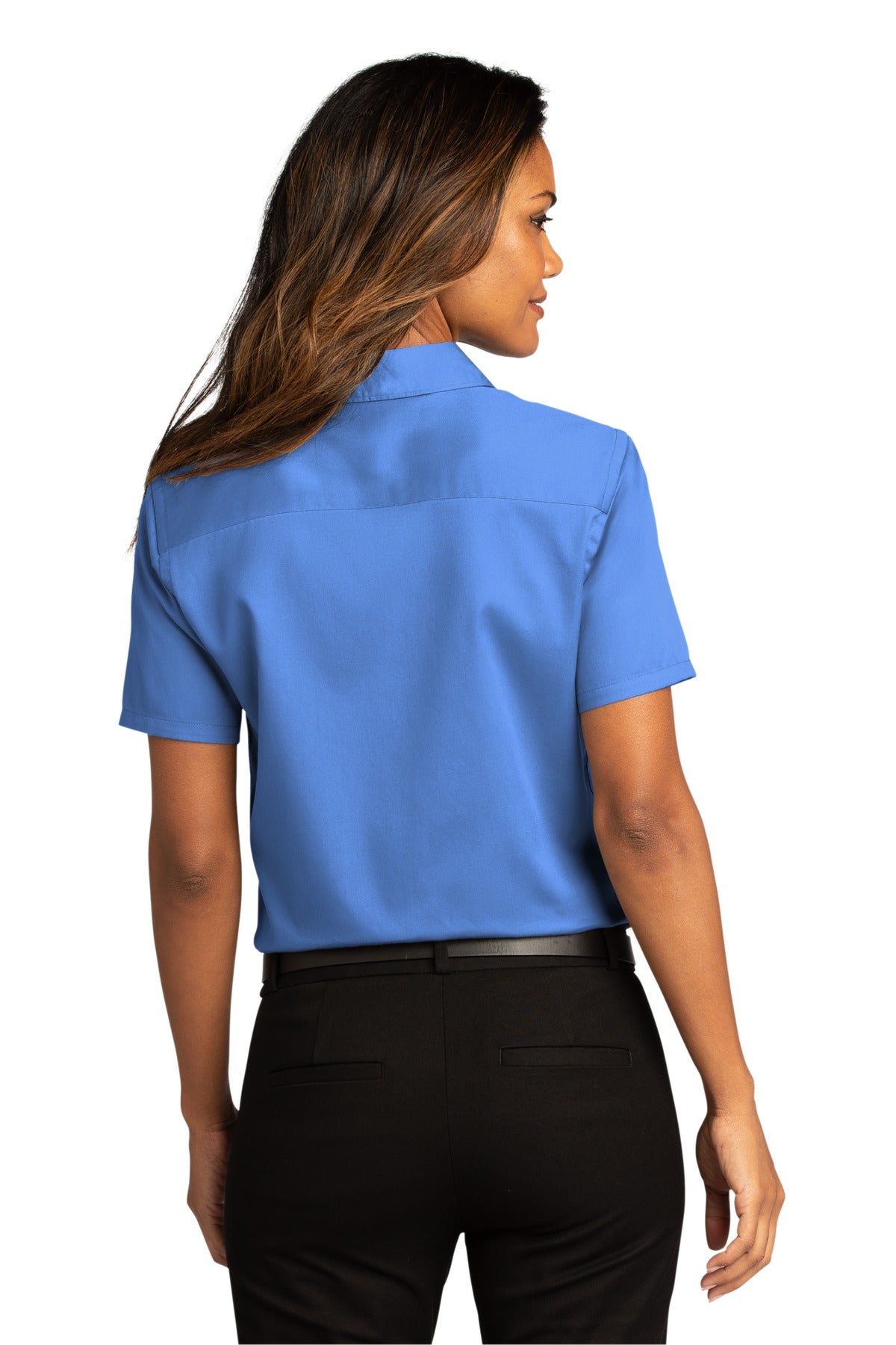 Port Authority® Women's Short Sleeve SuperPro ReactTwill Shirt (CORE COLORS)