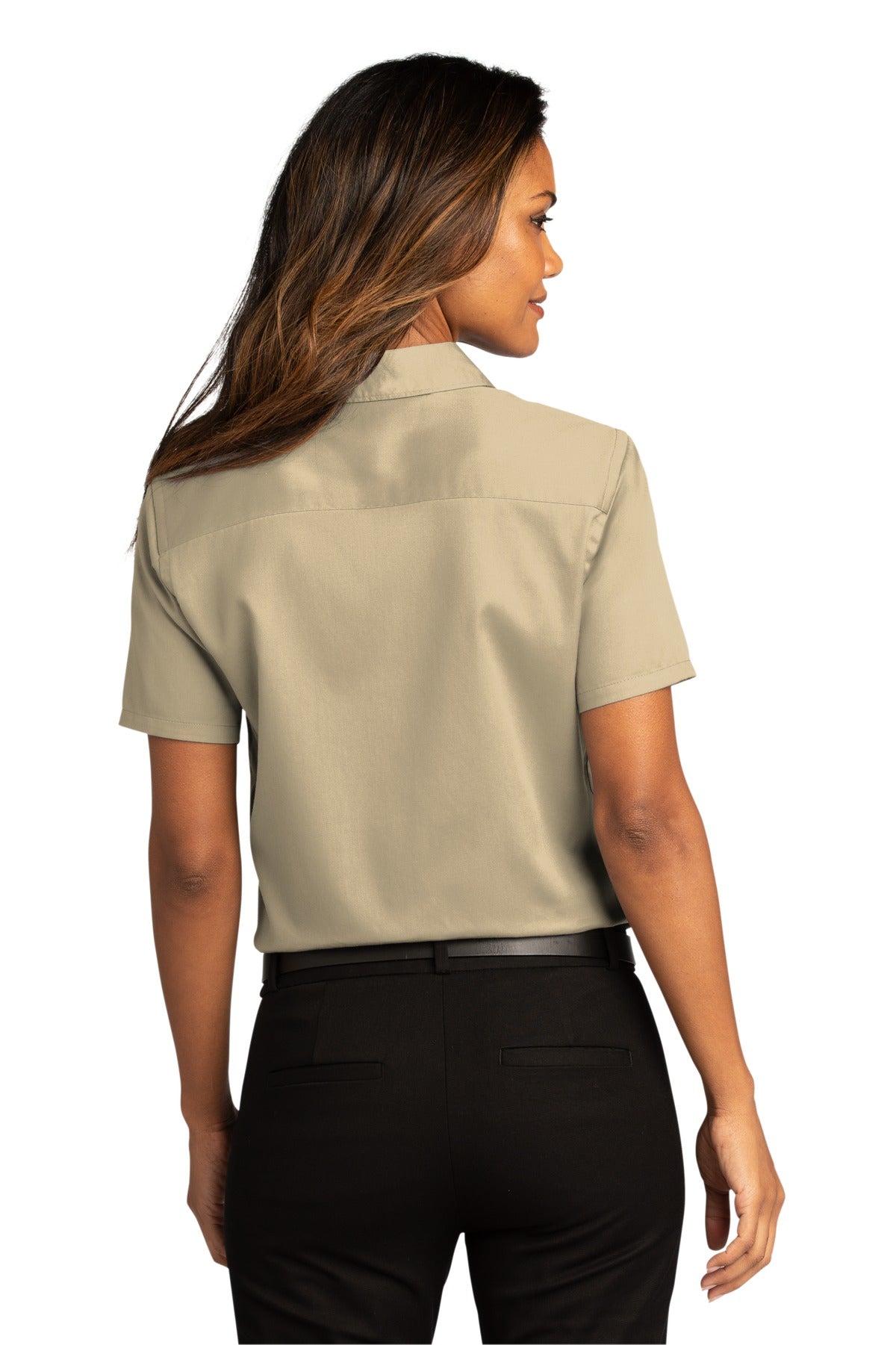 Port Authority® Women's Short Sleeve SuperPro ReactTwill Shirt (CORE COLORS)