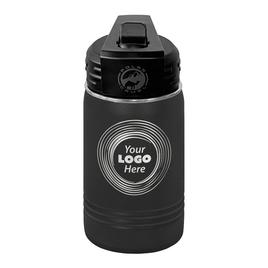 Custom Polar Camel® 12oz Youth Water Bottle with Laser Engraved Logo