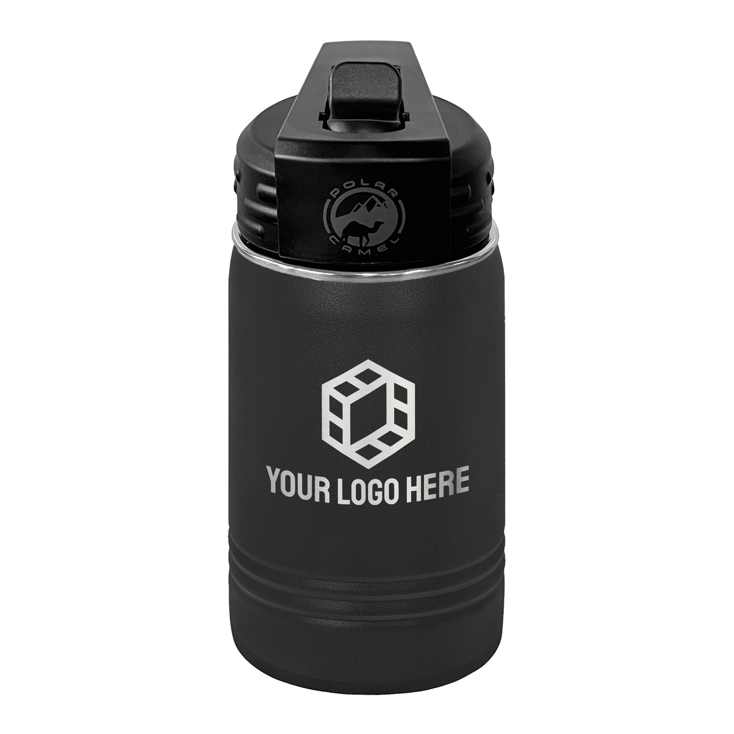 Custom Polar Camel® 12oz Youth Water Bottle with Laser Engraved Logo