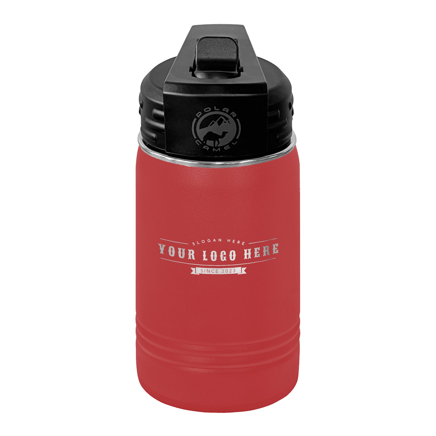 Custom Polar Camel® 12oz Youth Water Bottle with Laser Engraved Logo