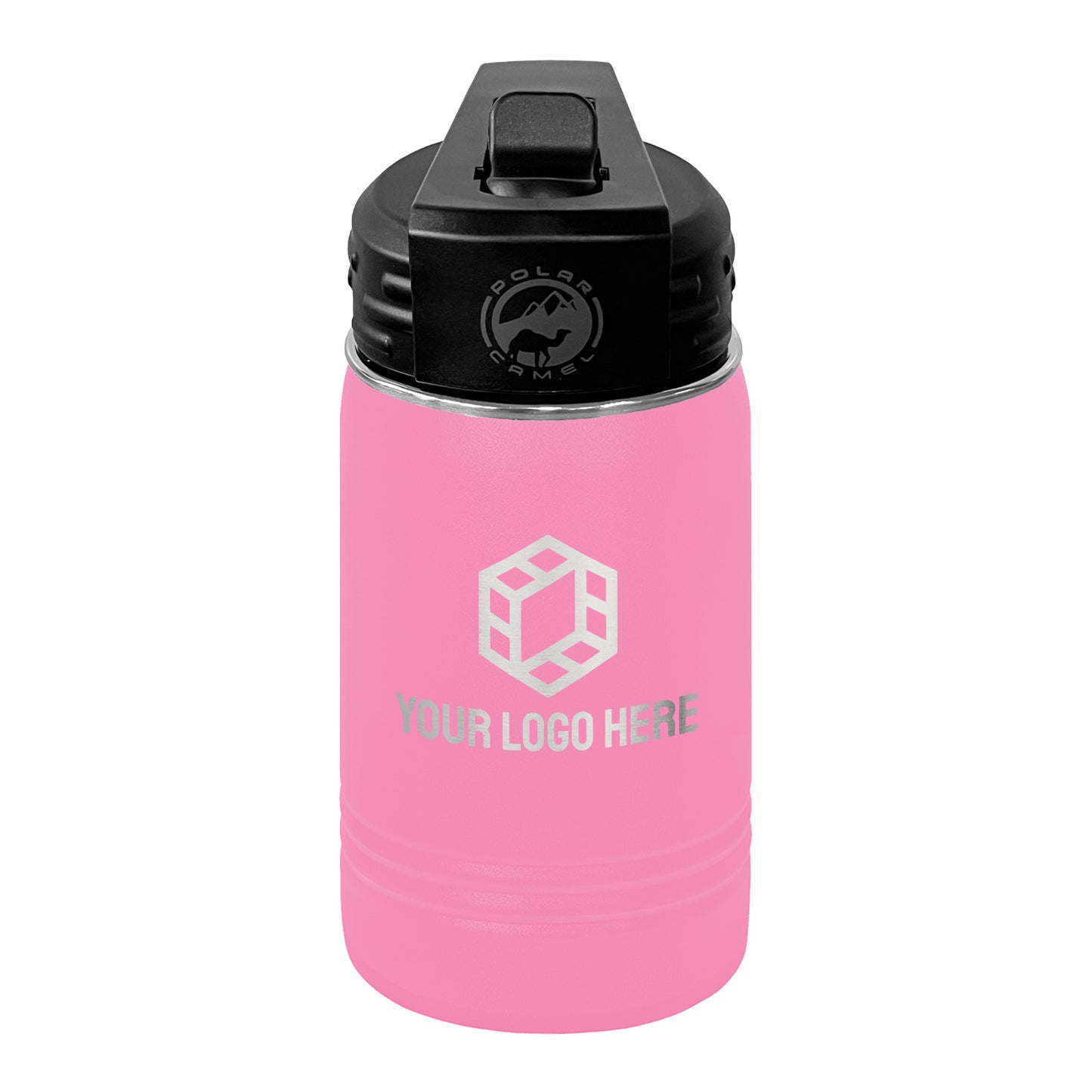 Custom Polar Camel® 12oz Youth Water Bottle with Laser Engraved Logo