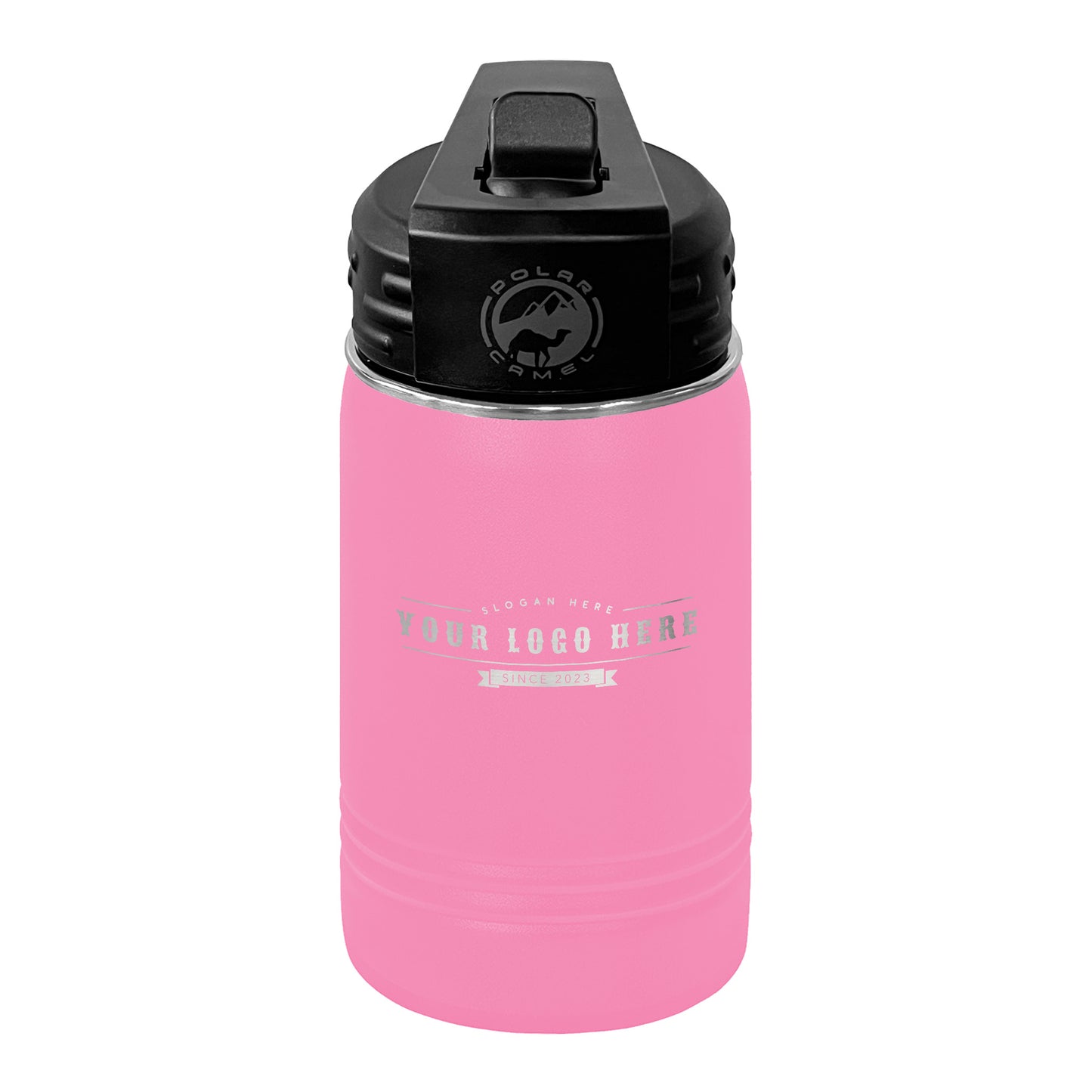 Custom Polar Camel® 12oz Youth Water Bottle with Laser Engraved Logo