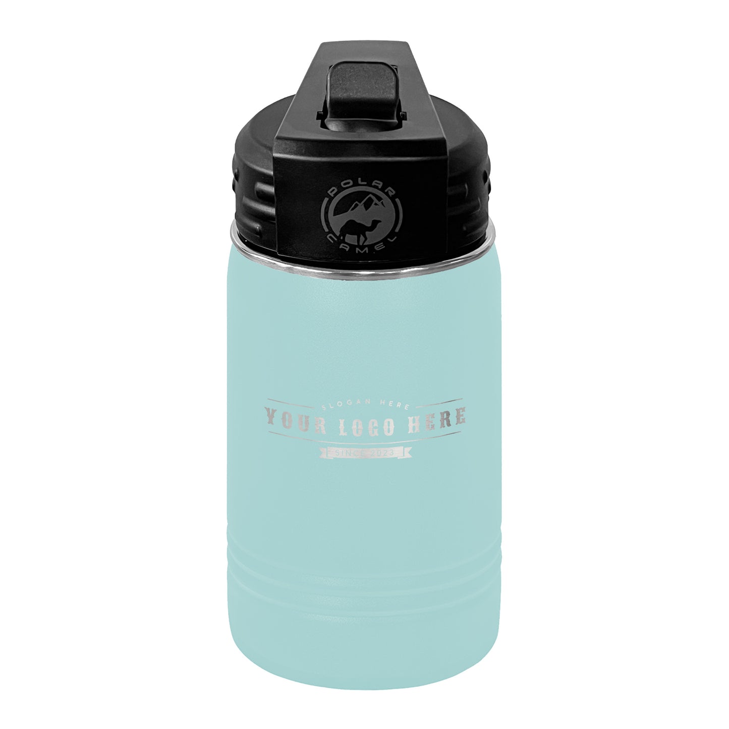 Custom Polar Camel® 12oz Youth Water Bottle with Laser Engraved Logo