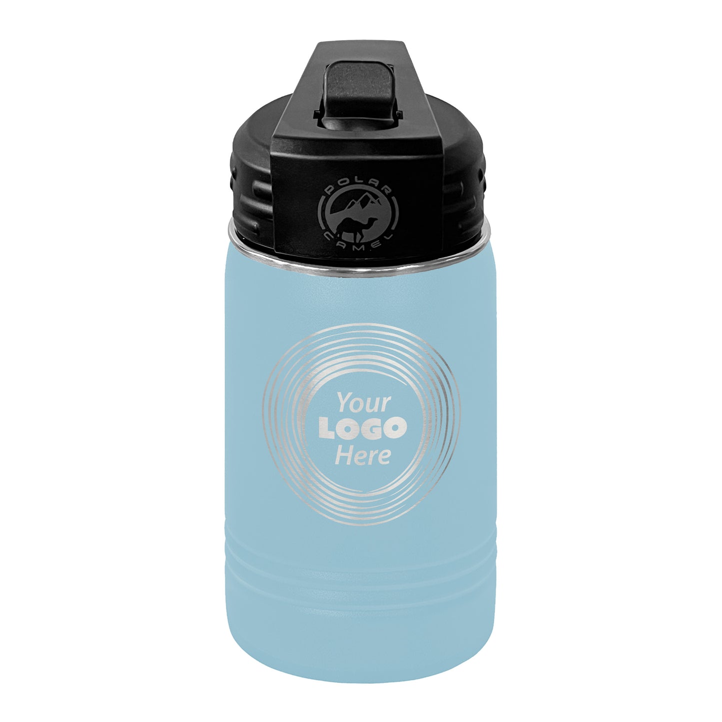 Custom Polar Camel® 12oz Youth Water Bottle with Laser Engraved Logo