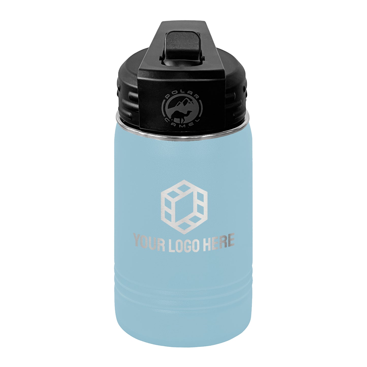 Custom Polar Camel® 12oz Youth Water Bottle with Laser Engraved Logo