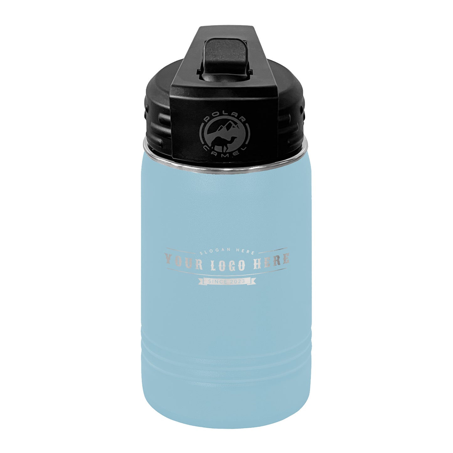 Custom Polar Camel® 12oz Youth Water Bottle with Laser Engraved Logo