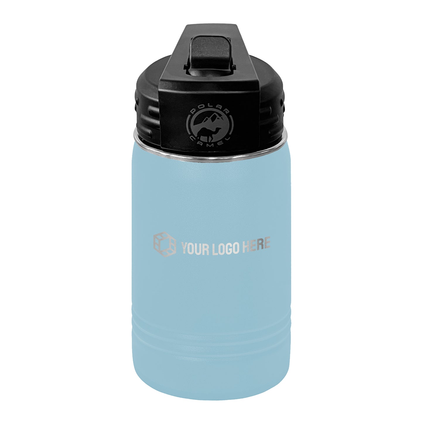 Custom Polar Camel® 12oz Youth Water Bottle with Laser Engraved Logo