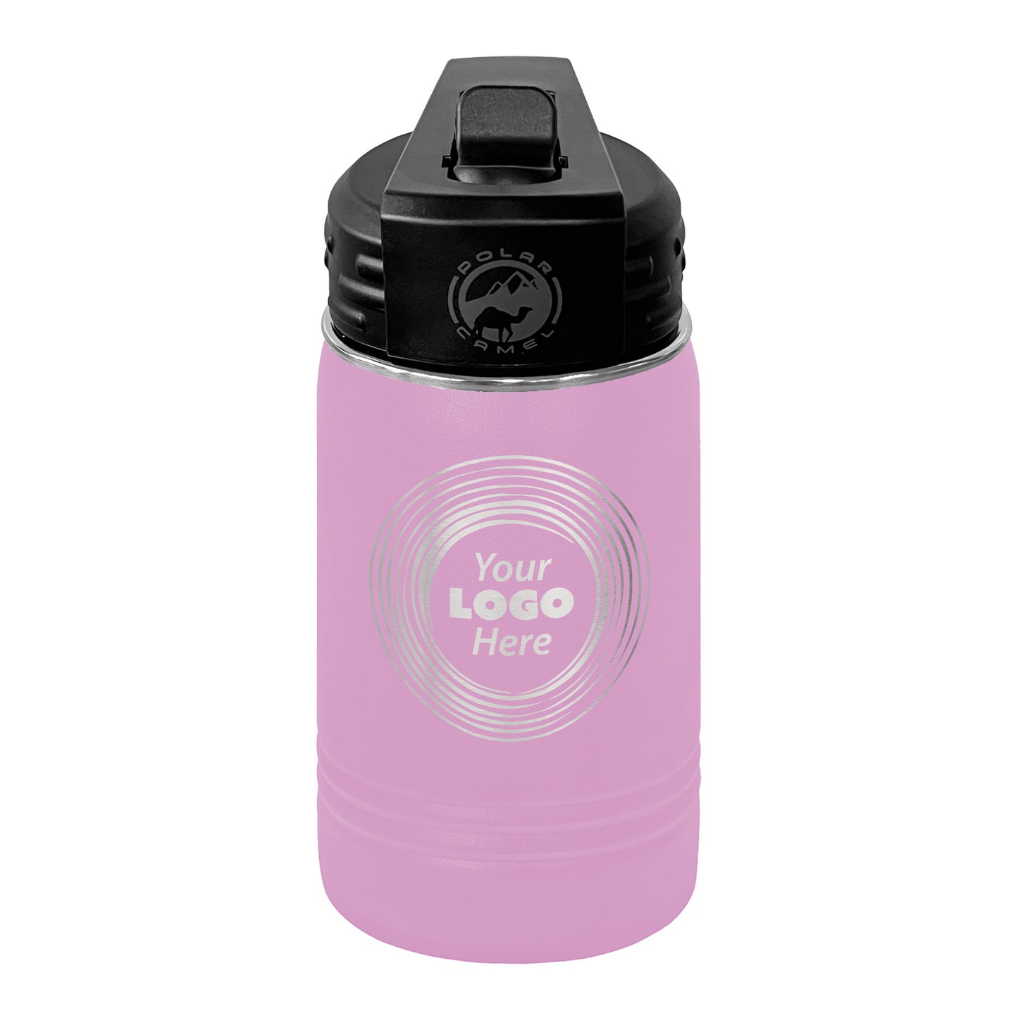 Custom Polar Camel® 12oz Youth Water Bottle with Laser Engraved Logo