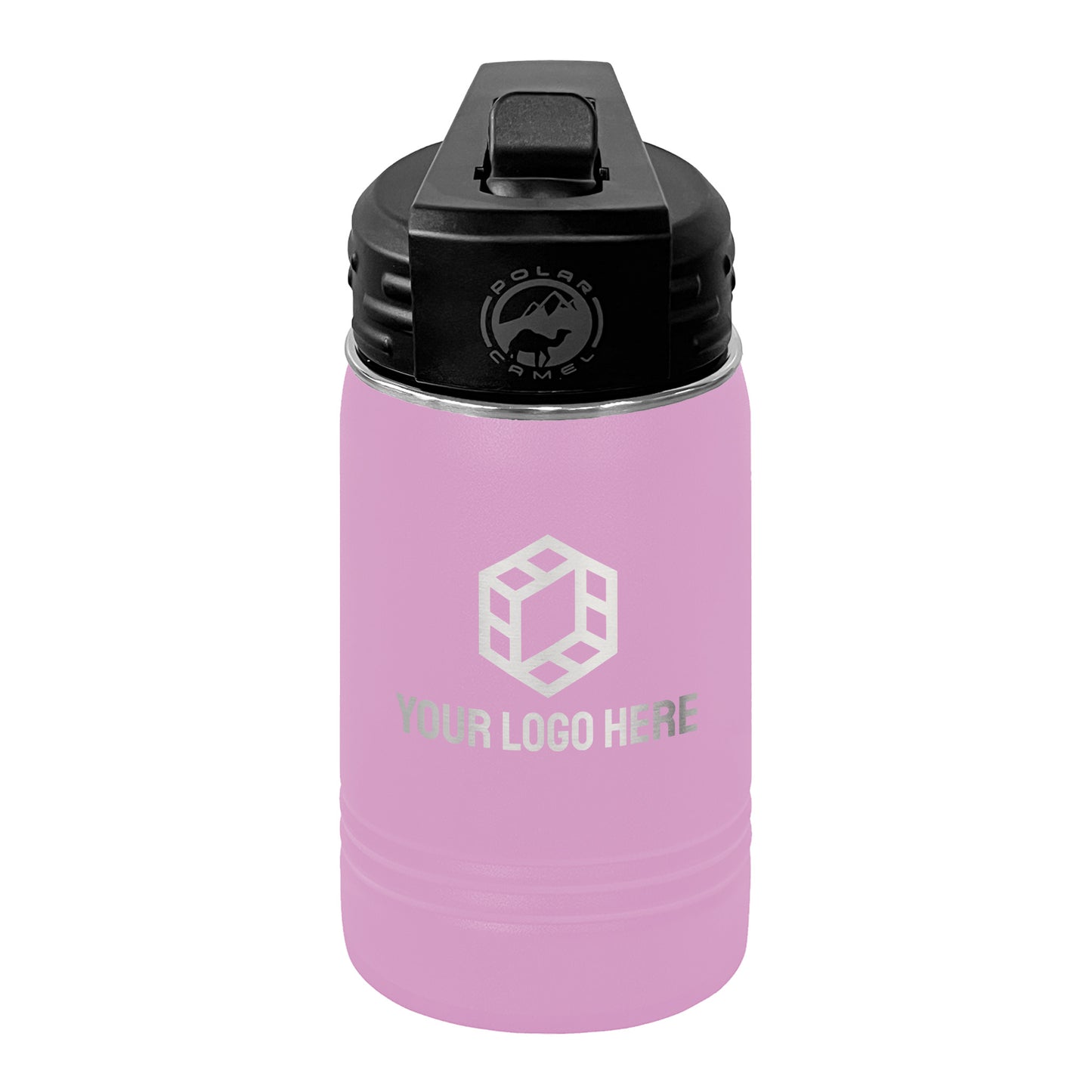 Custom Polar Camel® 12oz Youth Water Bottle with Laser Engraved Logo