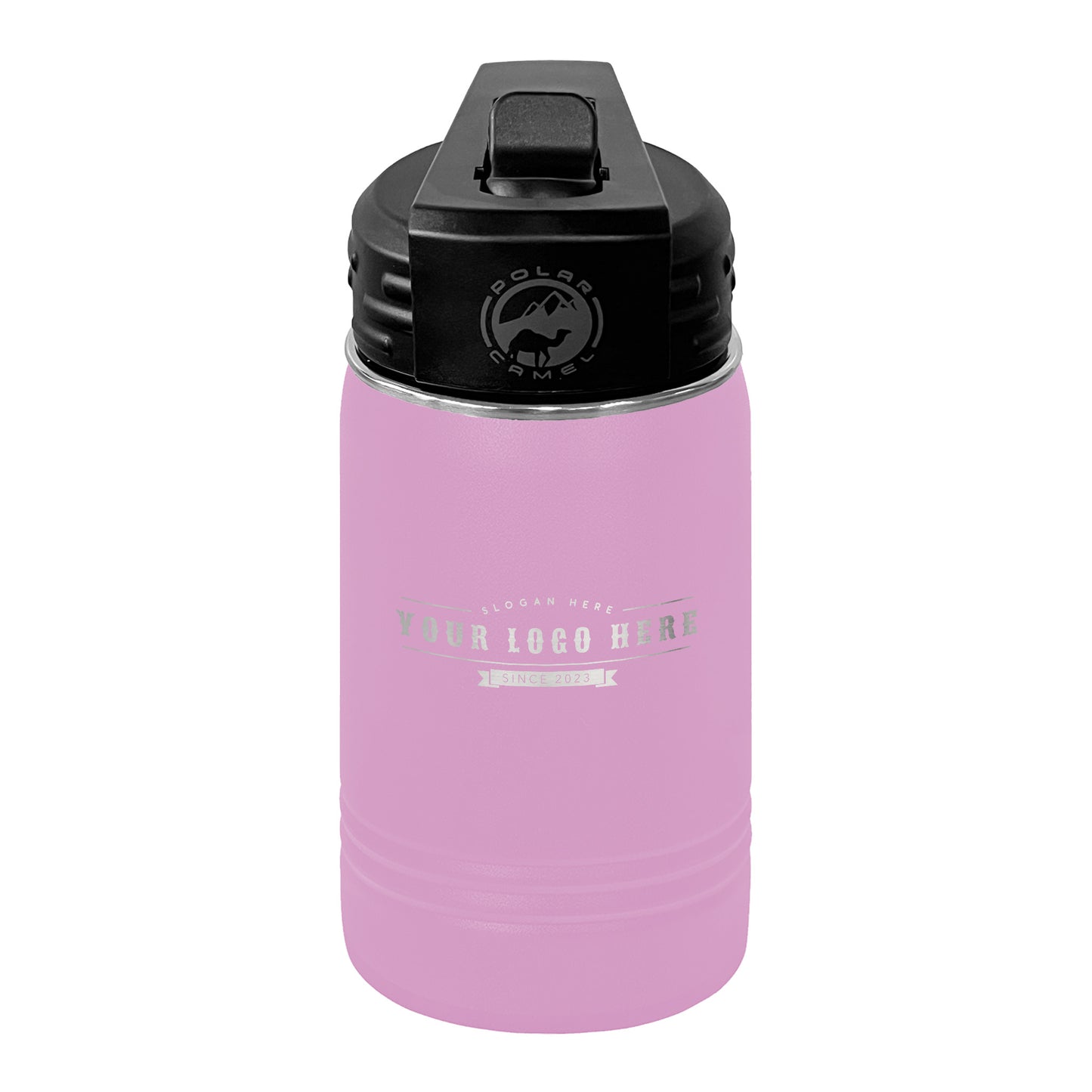 Custom Polar Camel® 12oz Youth Water Bottle with Laser Engraved Logo