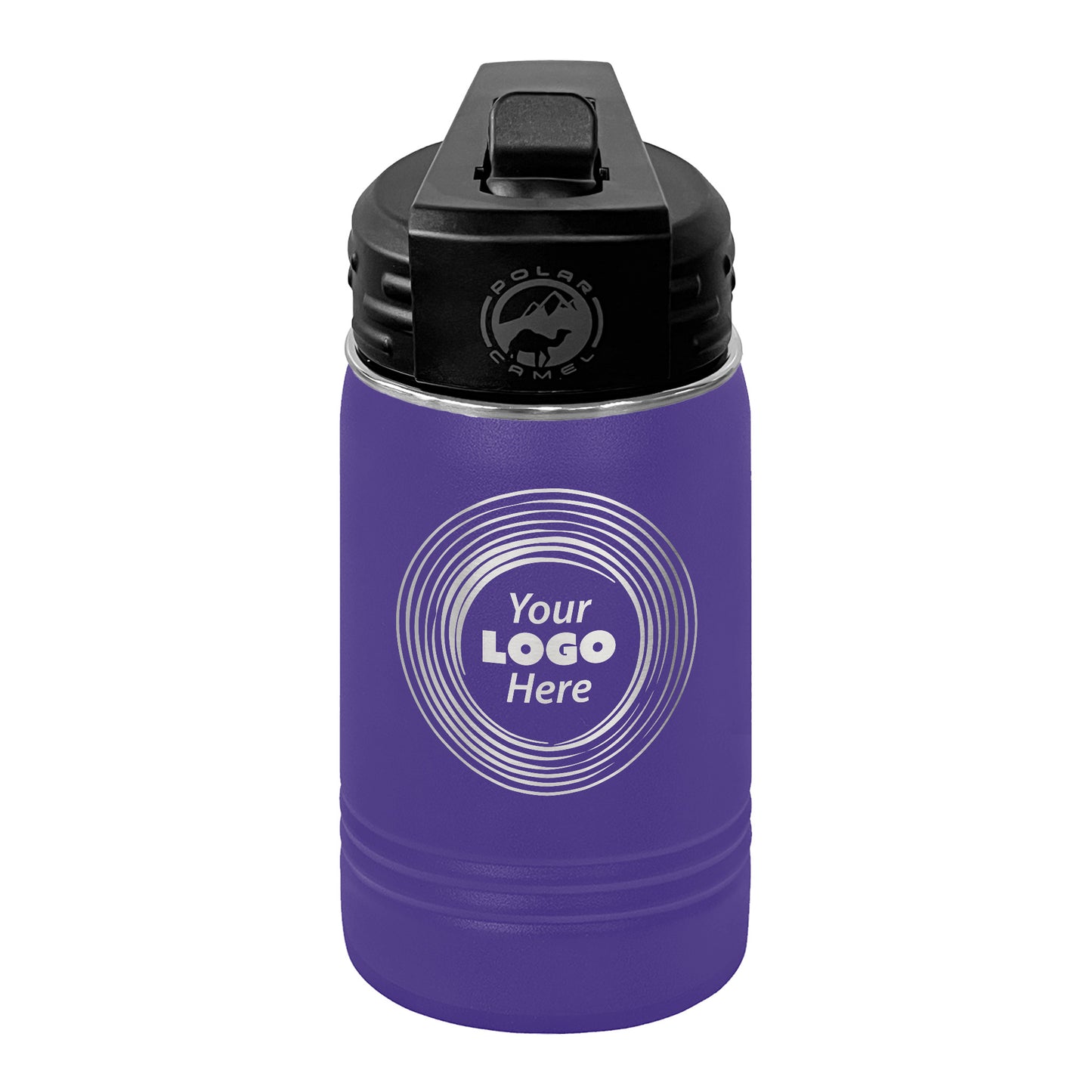 Custom Polar Camel® 12oz Youth Water Bottle with Laser Engraved Logo