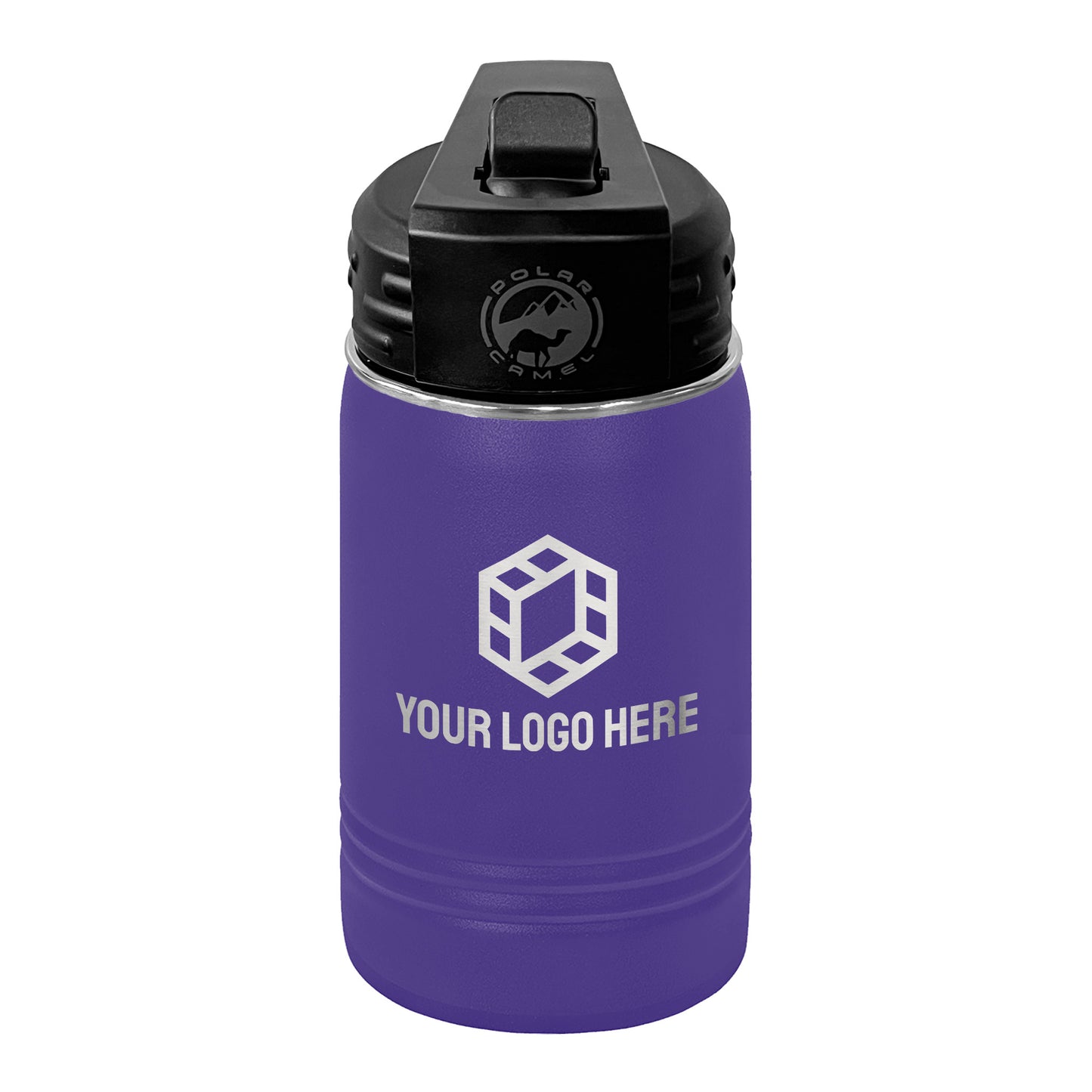 Custom Polar Camel® 12oz Youth Water Bottle with Laser Engraved Logo