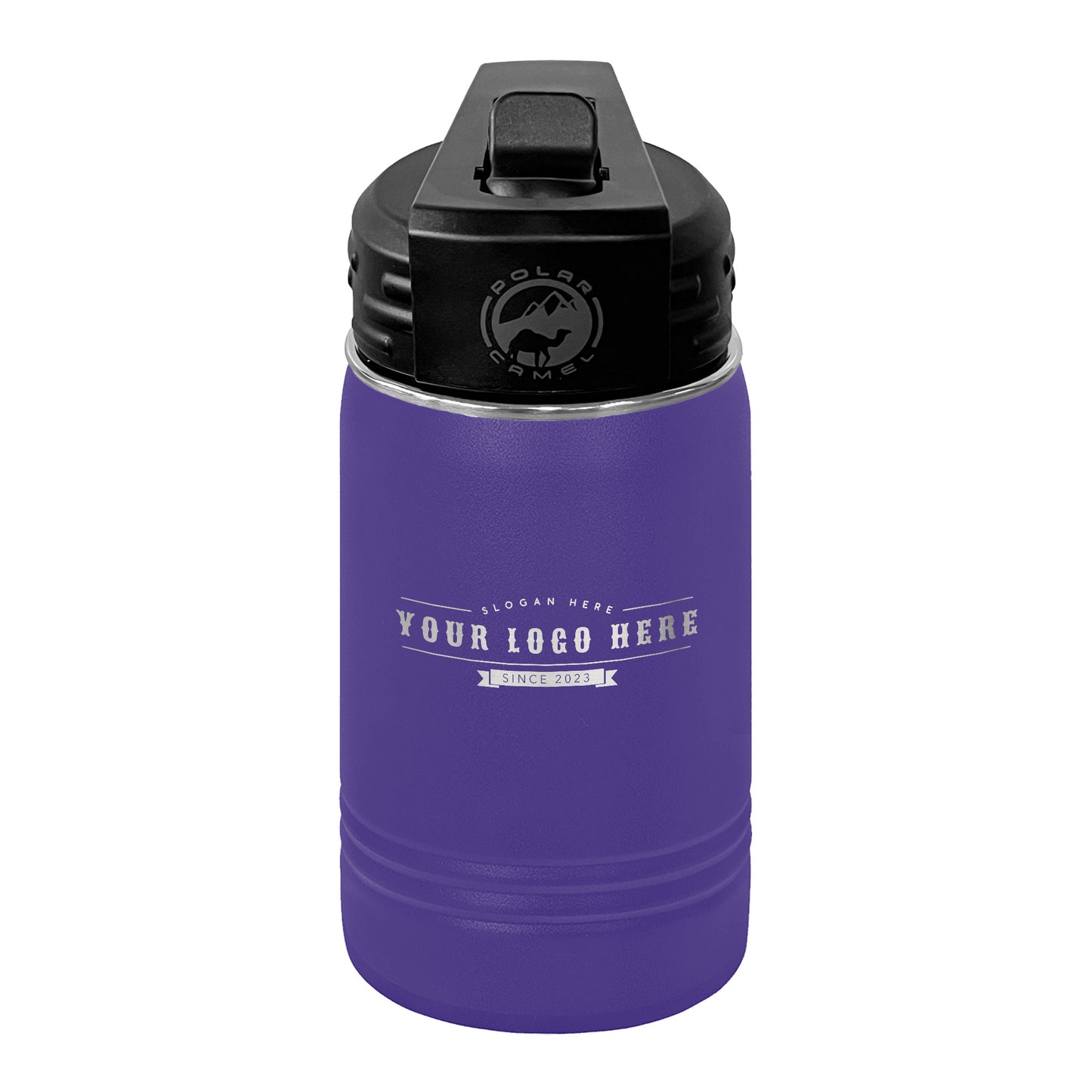 Custom Polar Camel® 12oz Youth Water Bottle with Laser Engraved Logo