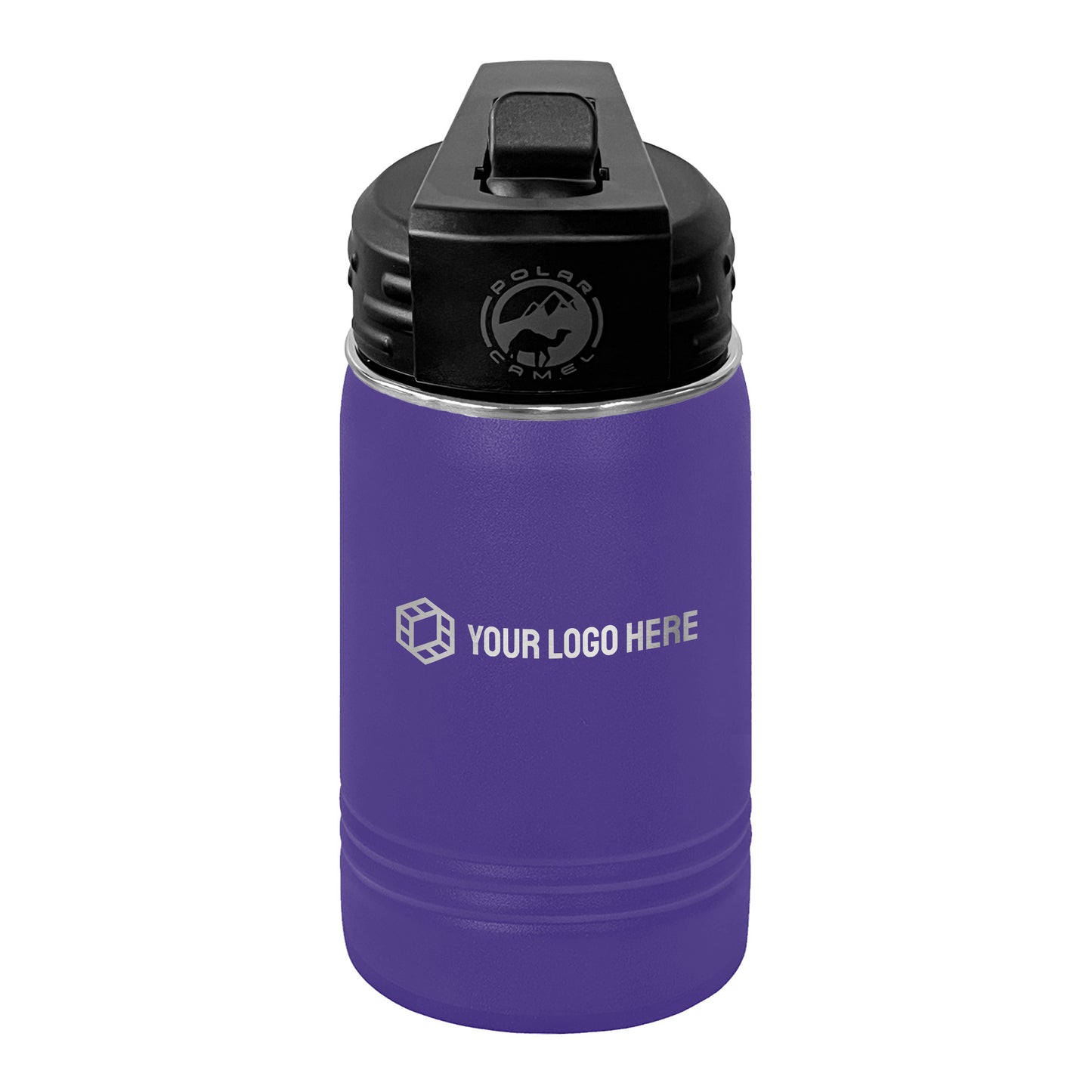 Custom Polar Camel® 12oz Youth Water Bottle with Laser Engraved Logo