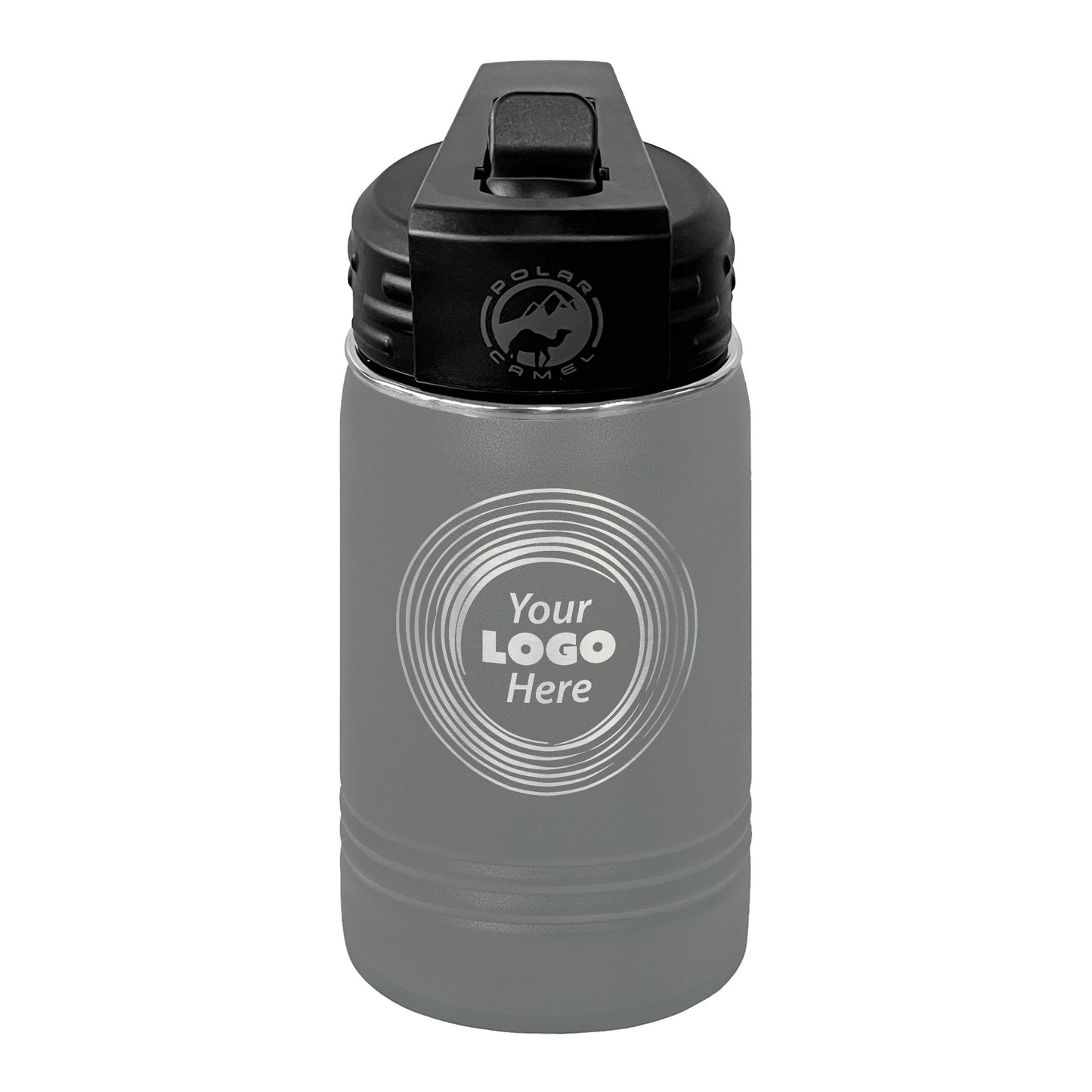 Custom Polar Camel® 12oz Youth Water Bottle with Laser Engraved Logo