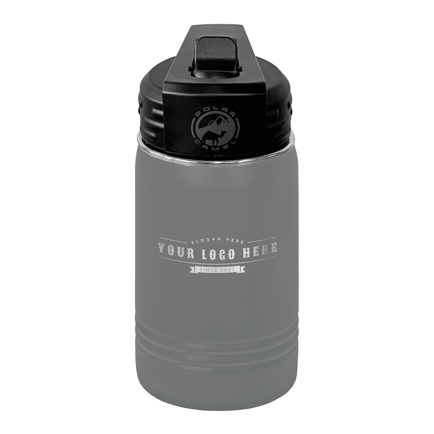 Custom Polar Camel® 12oz Youth Water Bottle with Laser Engraved Logo