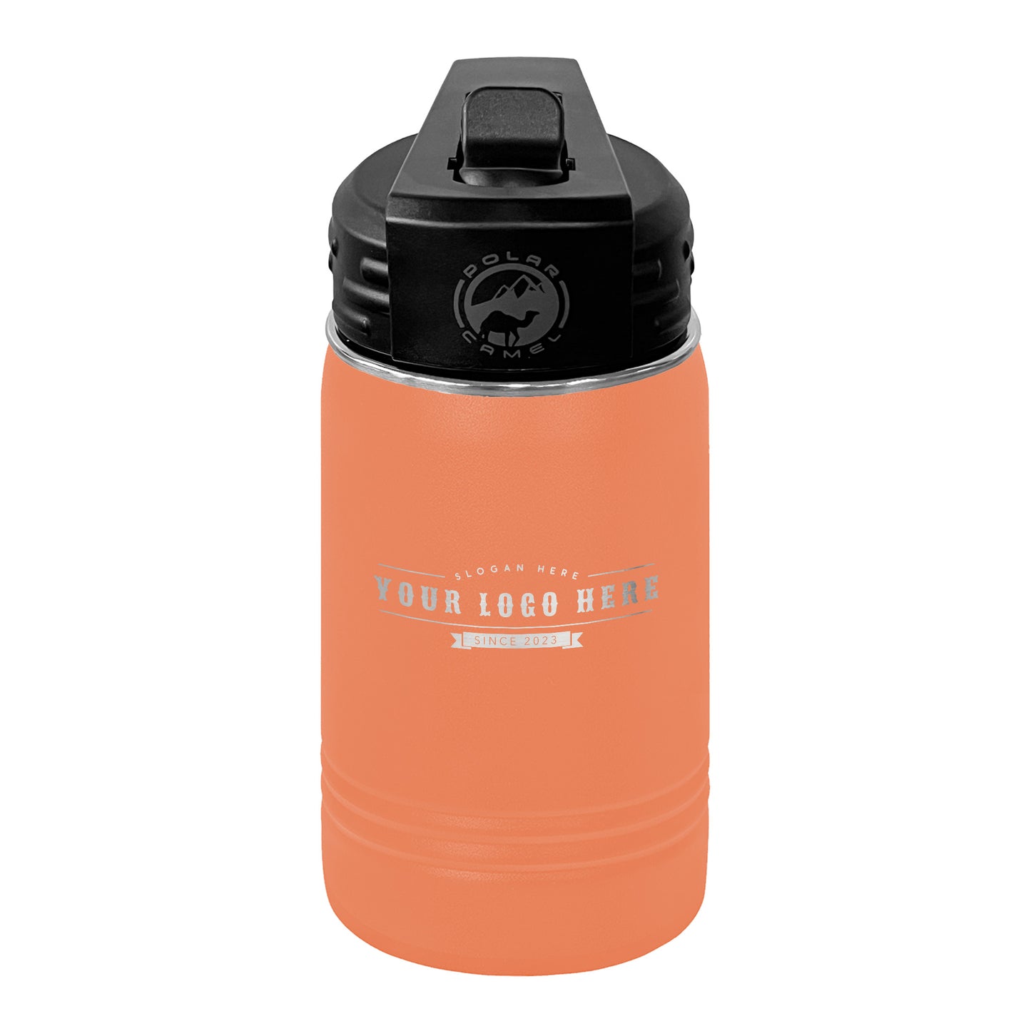 Custom Polar Camel® 12oz Youth Water Bottle with Laser Engraved Logo