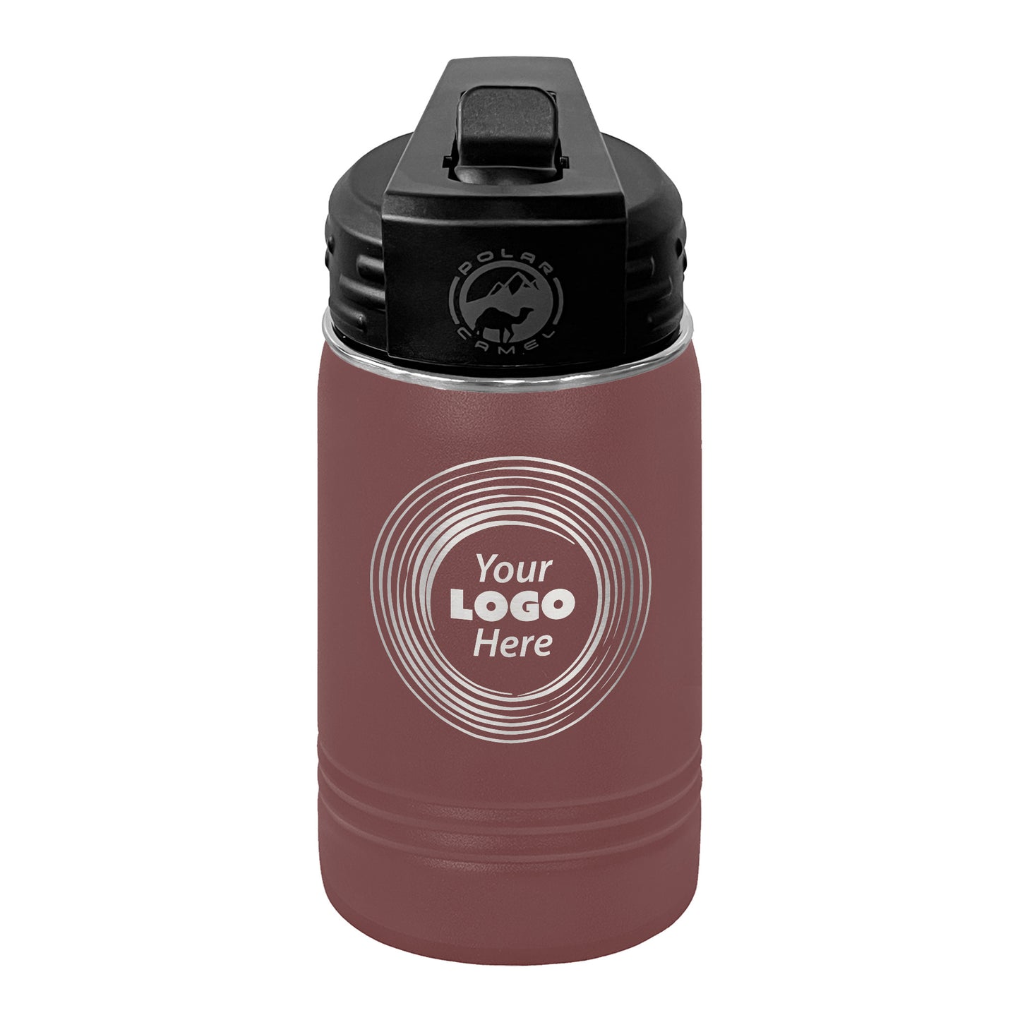 Custom Polar Camel® 12oz Youth Water Bottle with Laser Engraved Logo