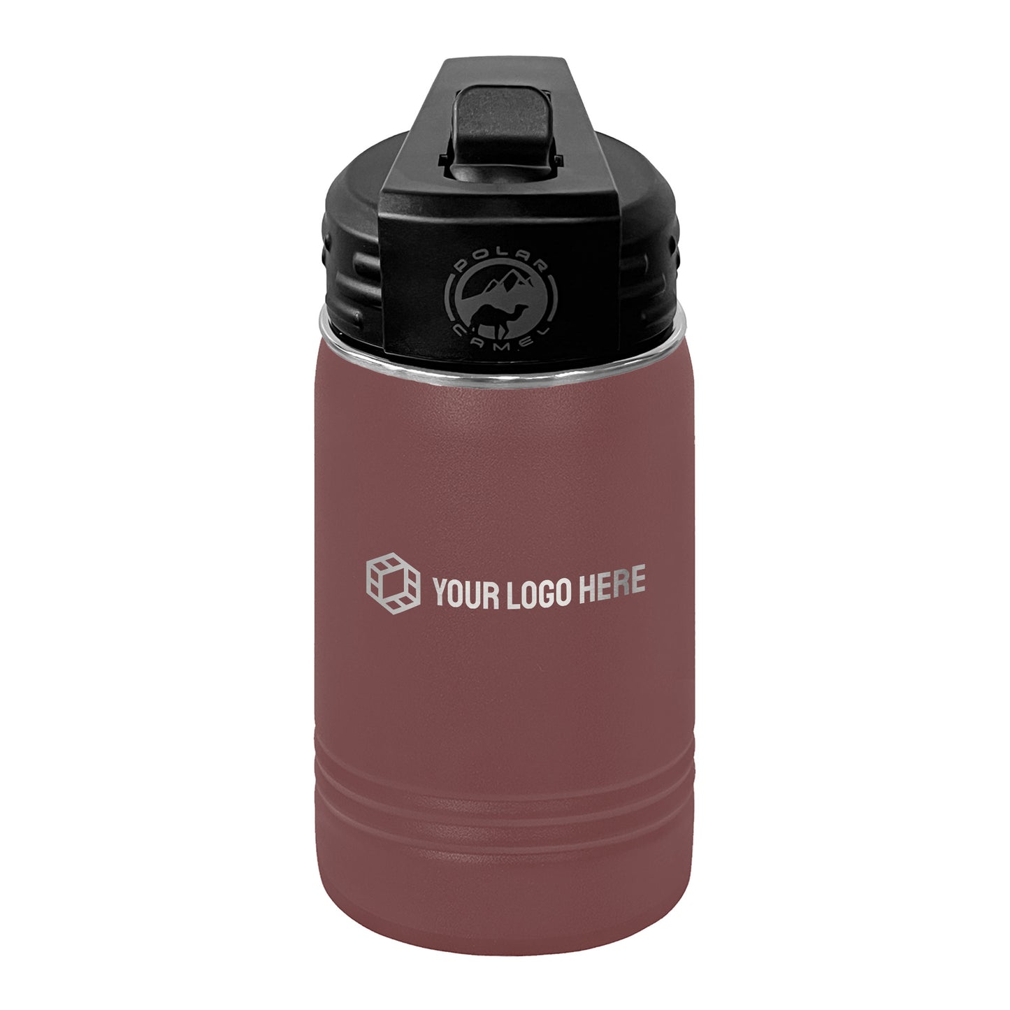 Custom Polar Camel® 12oz Youth Water Bottle with Laser Engraved Logo