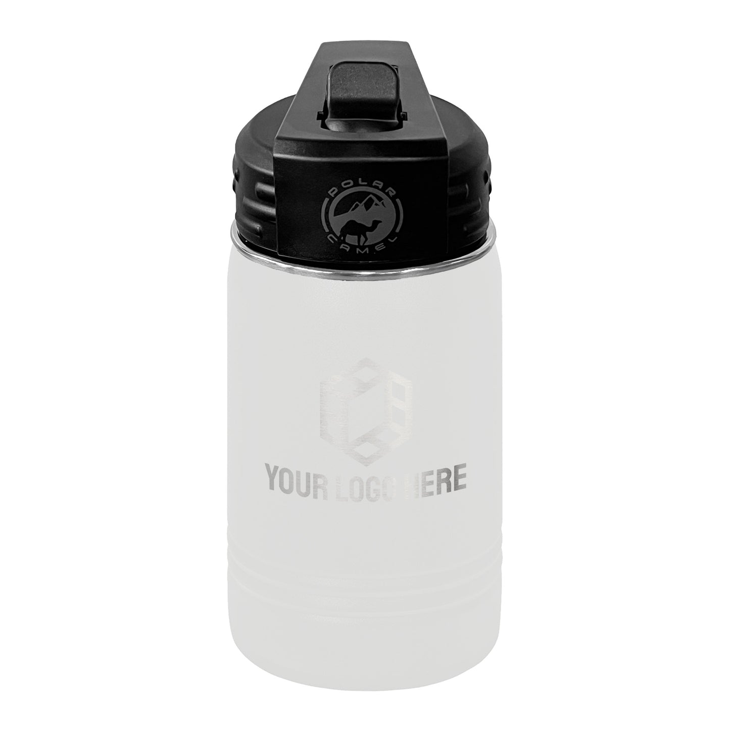 Custom Polar Camel® 12oz Youth Water Bottle with Laser Engraved Logo