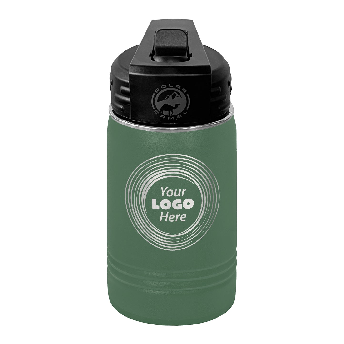 Custom Polar Camel® 12oz Youth Water Bottle with Laser Engraved Logo