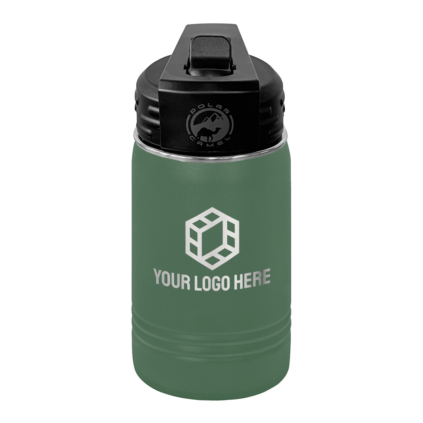 Custom Polar Camel® 12oz Youth Water Bottle with Laser Engraved Logo