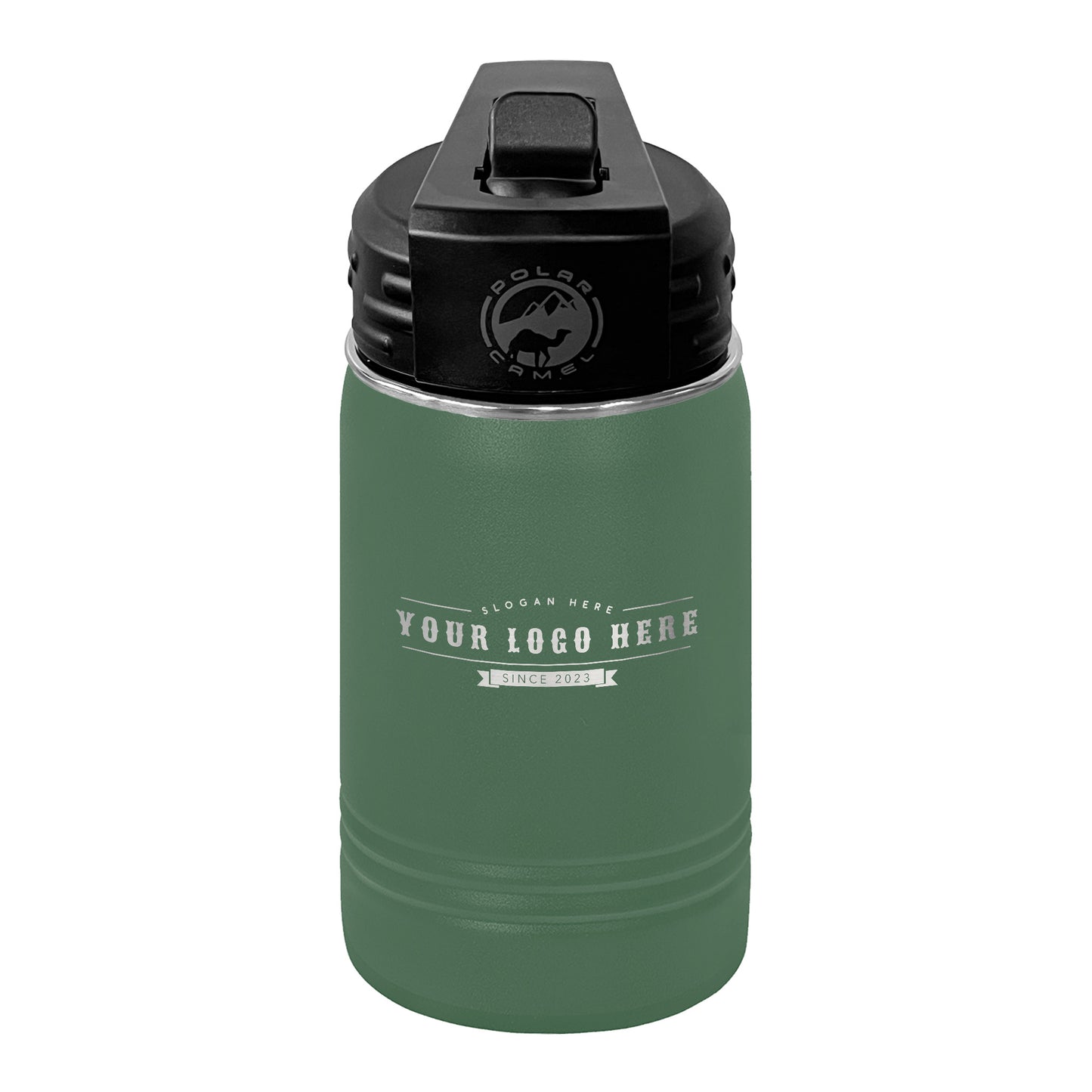 Custom Polar Camel® 12oz Youth Water Bottle with Laser Engraved Logo