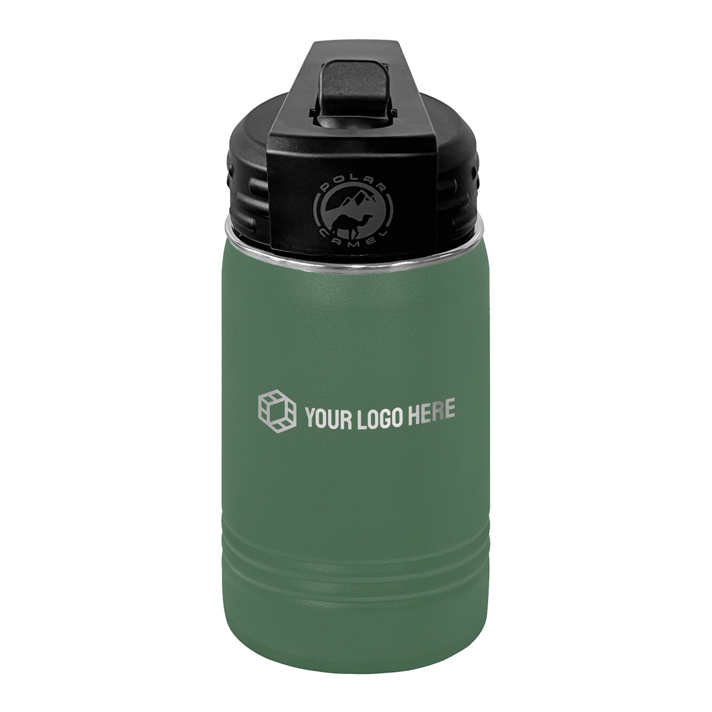 Custom Polar Camel® 12oz Youth Water Bottle with Laser Engraved Logo