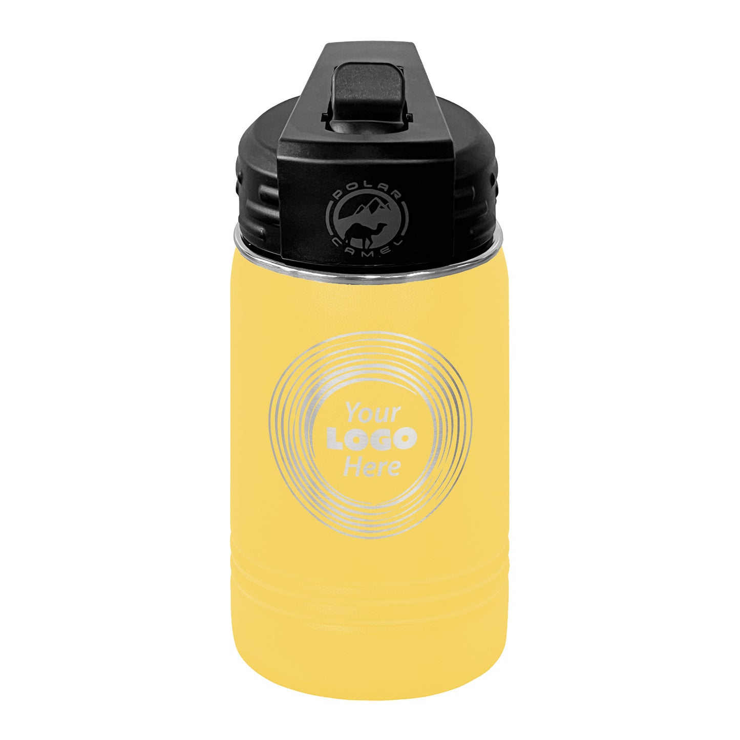 Custom Polar Camel® 12oz Youth Water Bottle with Laser Engraved Logo
