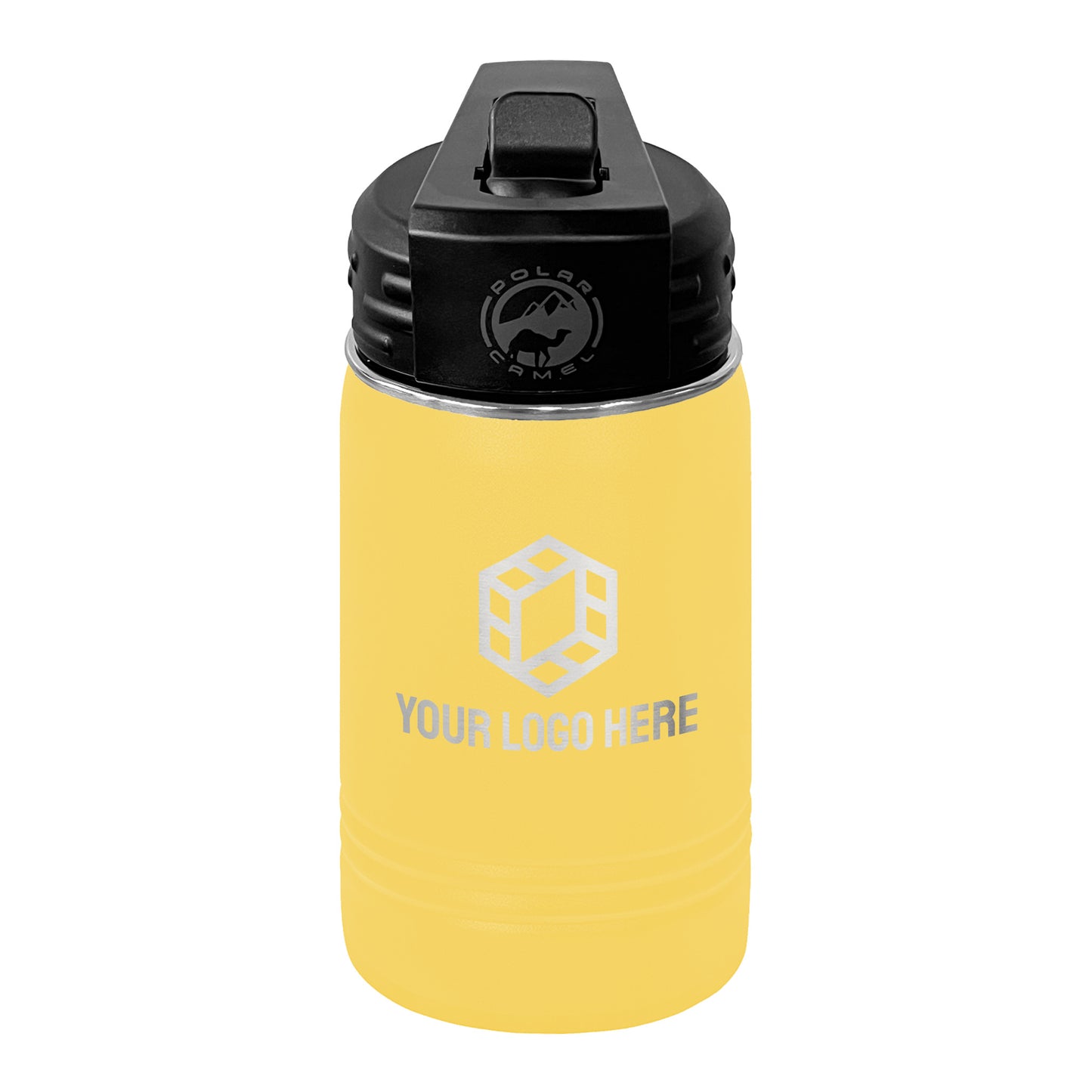Custom Polar Camel® 12oz Youth Water Bottle with Laser Engraved Logo