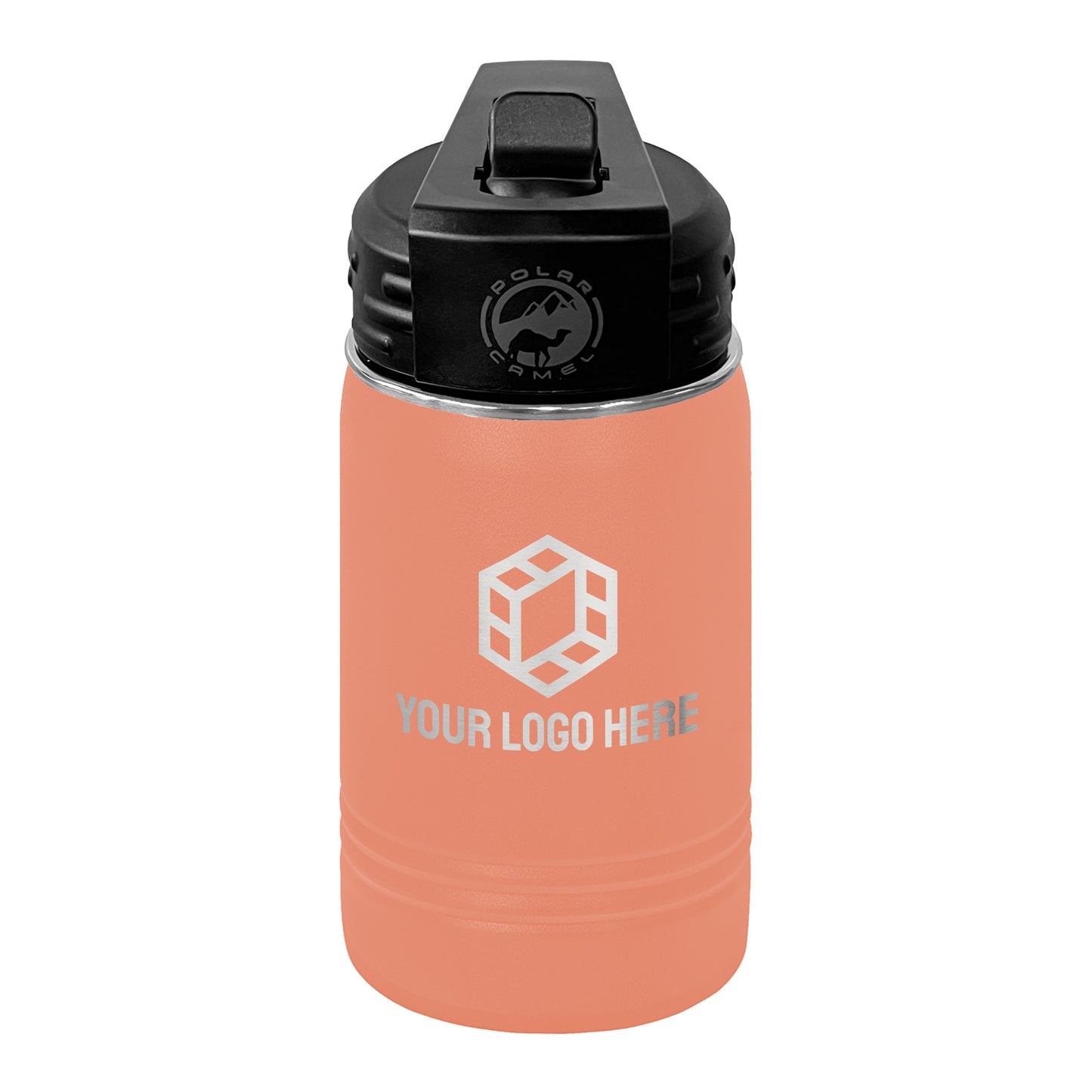 Custom Polar Camel® 12oz Youth Water Bottle with Laser Engraved Logo