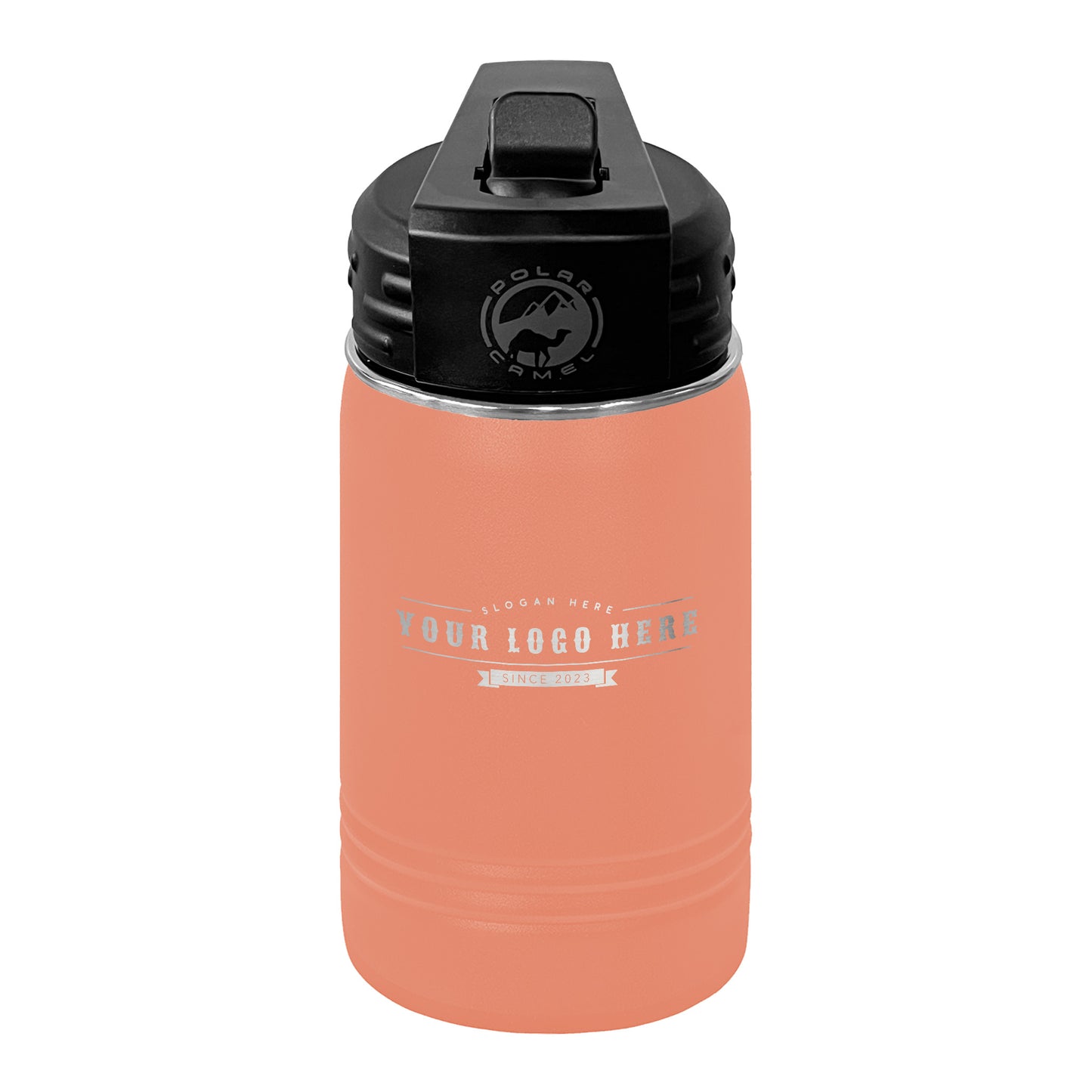 Custom Polar Camel® 12oz Youth Water Bottle with Laser Engraved Logo