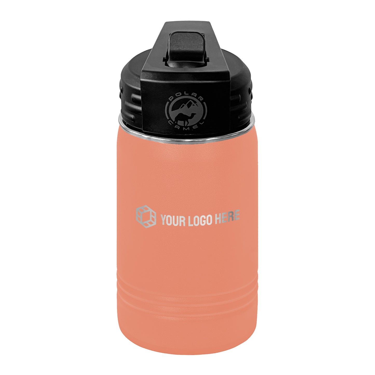 Custom Polar Camel® 12oz Youth Water Bottle with Laser Engraved Logo