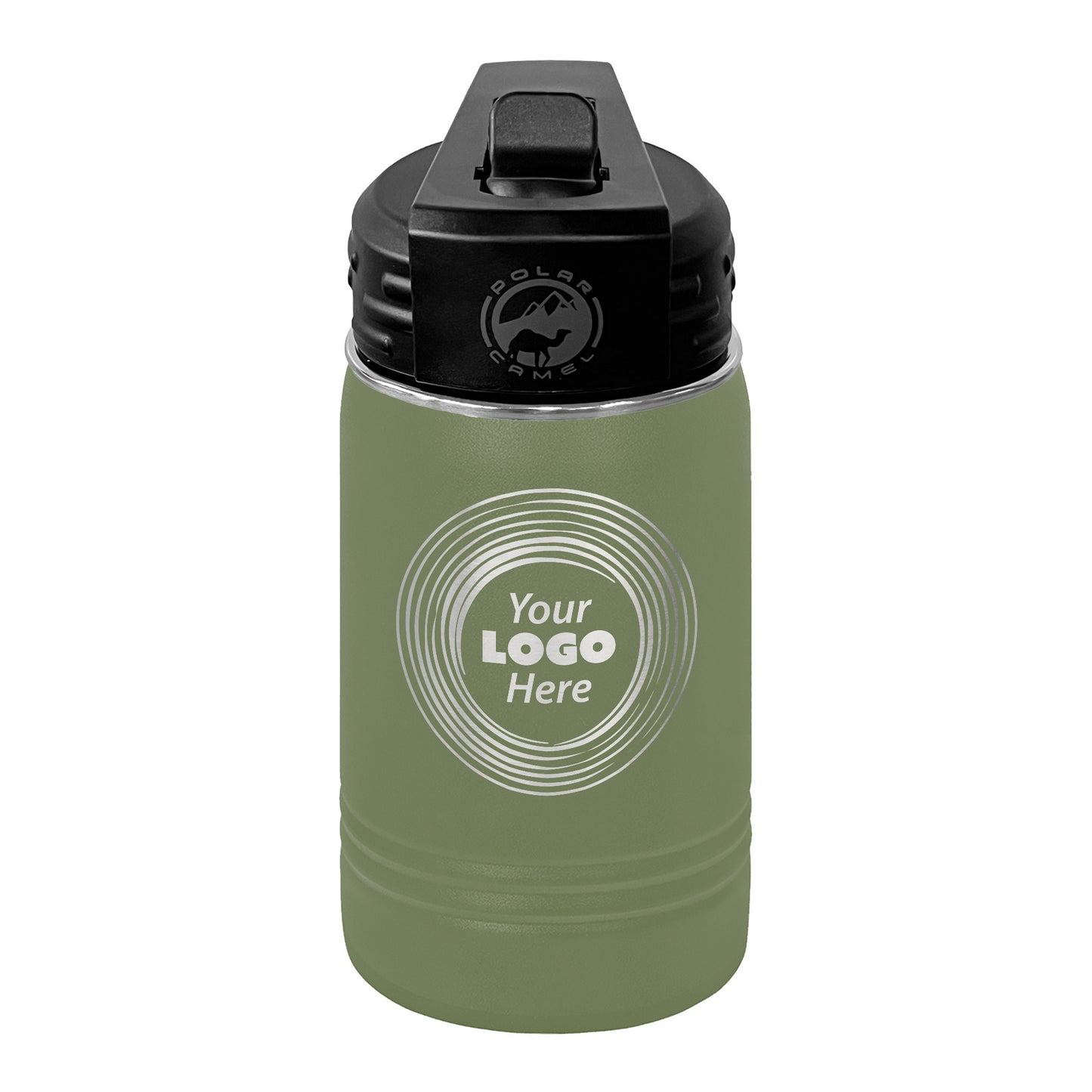 Custom Polar Camel® 12oz Youth Water Bottle with Laser Engraved Logo